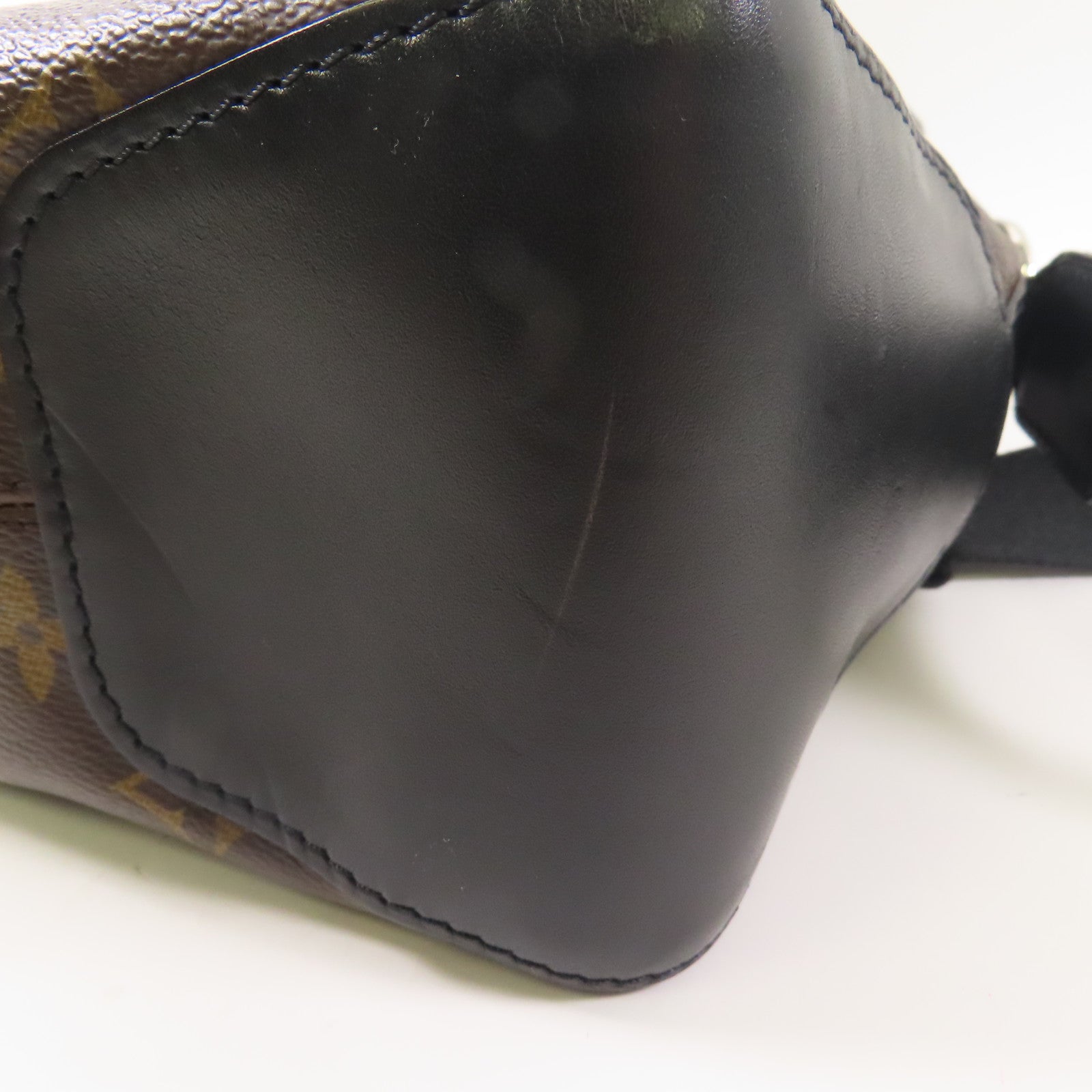 LOUIS VUITTON Monogram Macassar Torres銀扣肩背袋