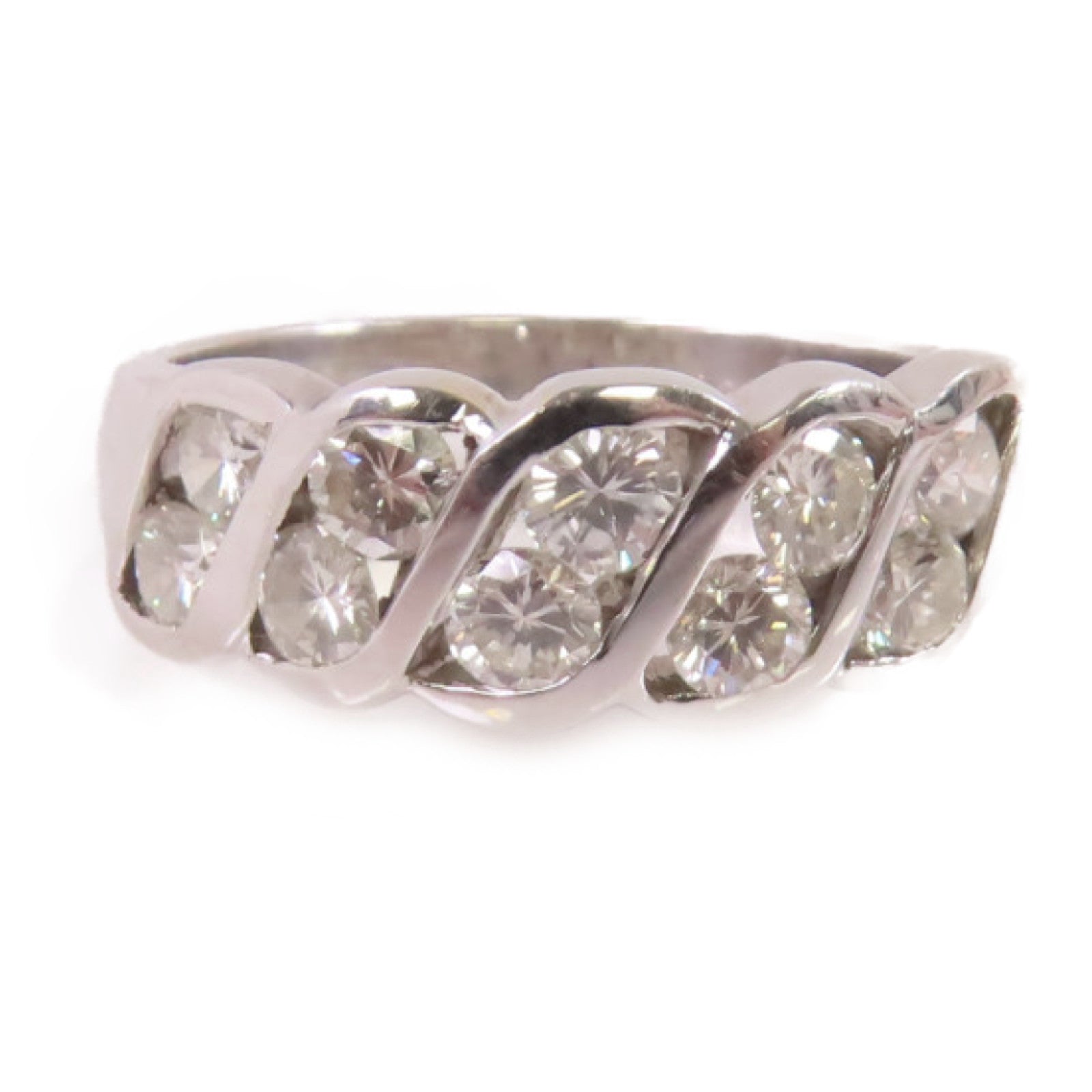 JEWELRY 18K白金/鑽石Diamond Ring戒指US#5.25