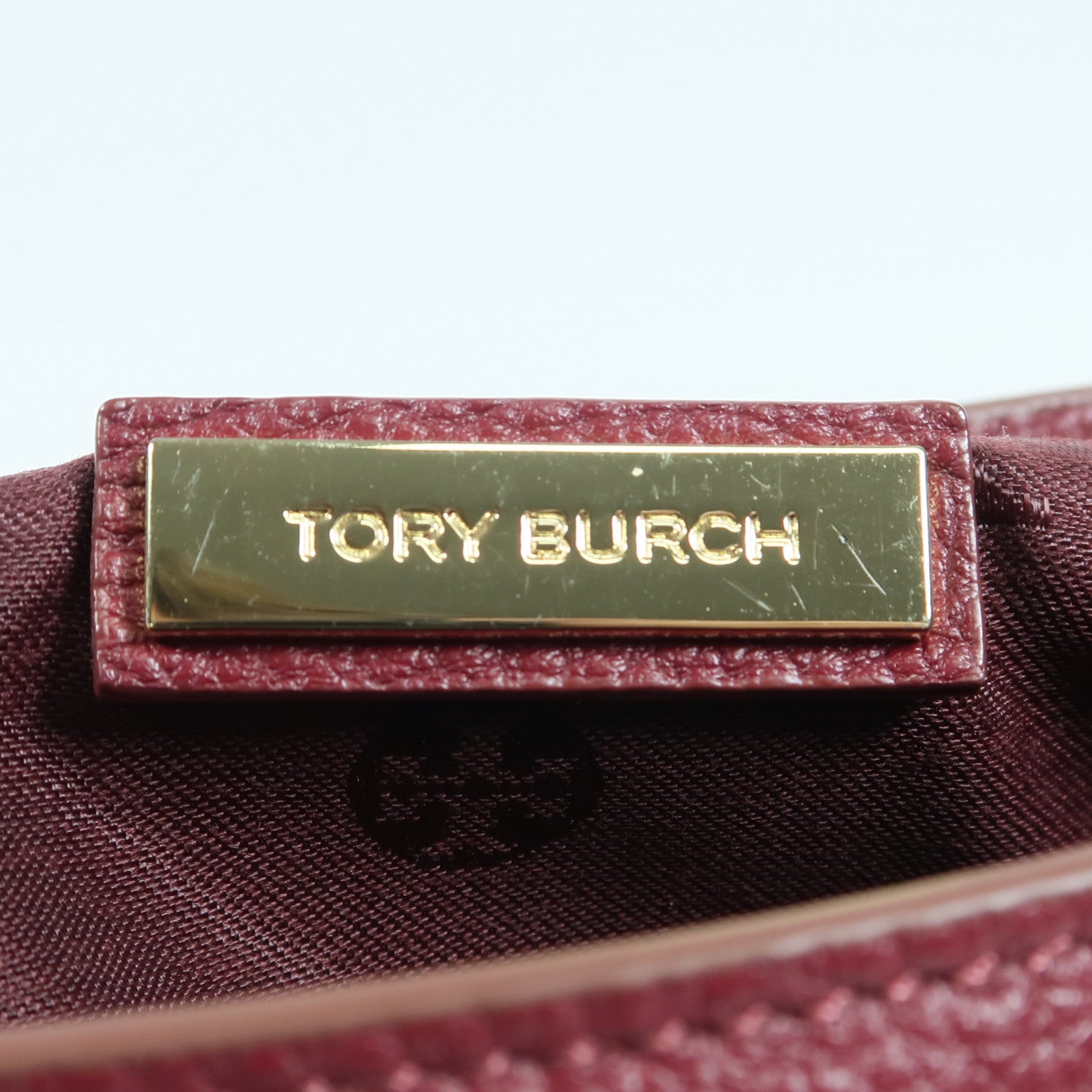 Tory Burch 牛皮皮革Shoulder Bag金扣鏈帶肩背袋