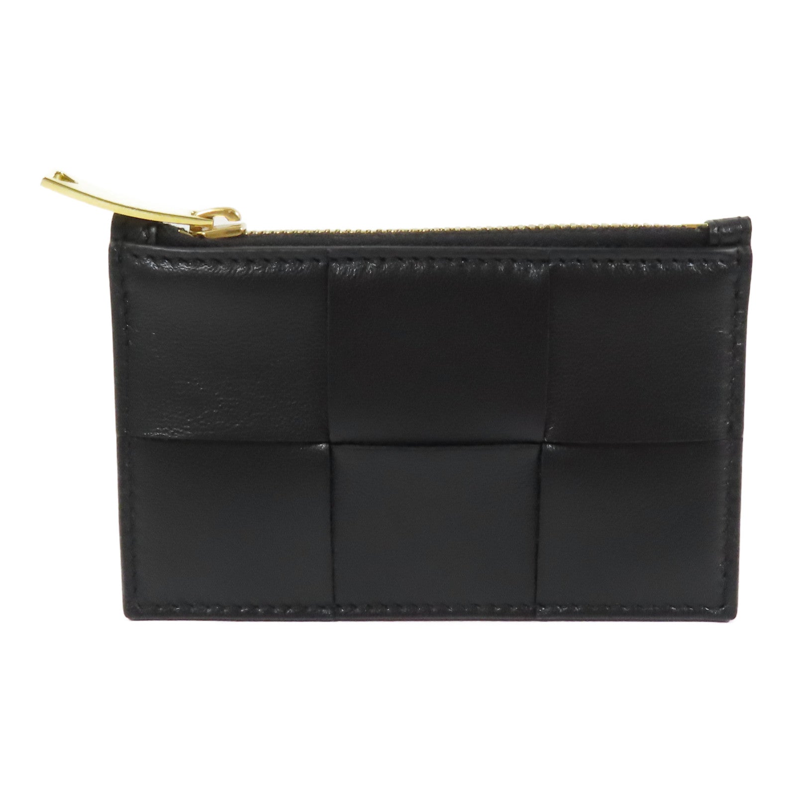 BOTTEGA VENETA 【激減優惠】羊皮皮革Cassette Zipped Card Case金扣卡片套