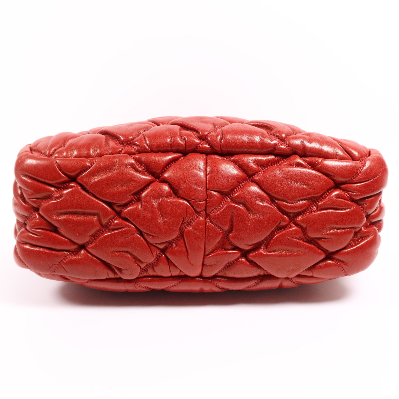 CHANEL 牛皮皮革Chain Shoulder Bag銀扣鏈帶肩背袋