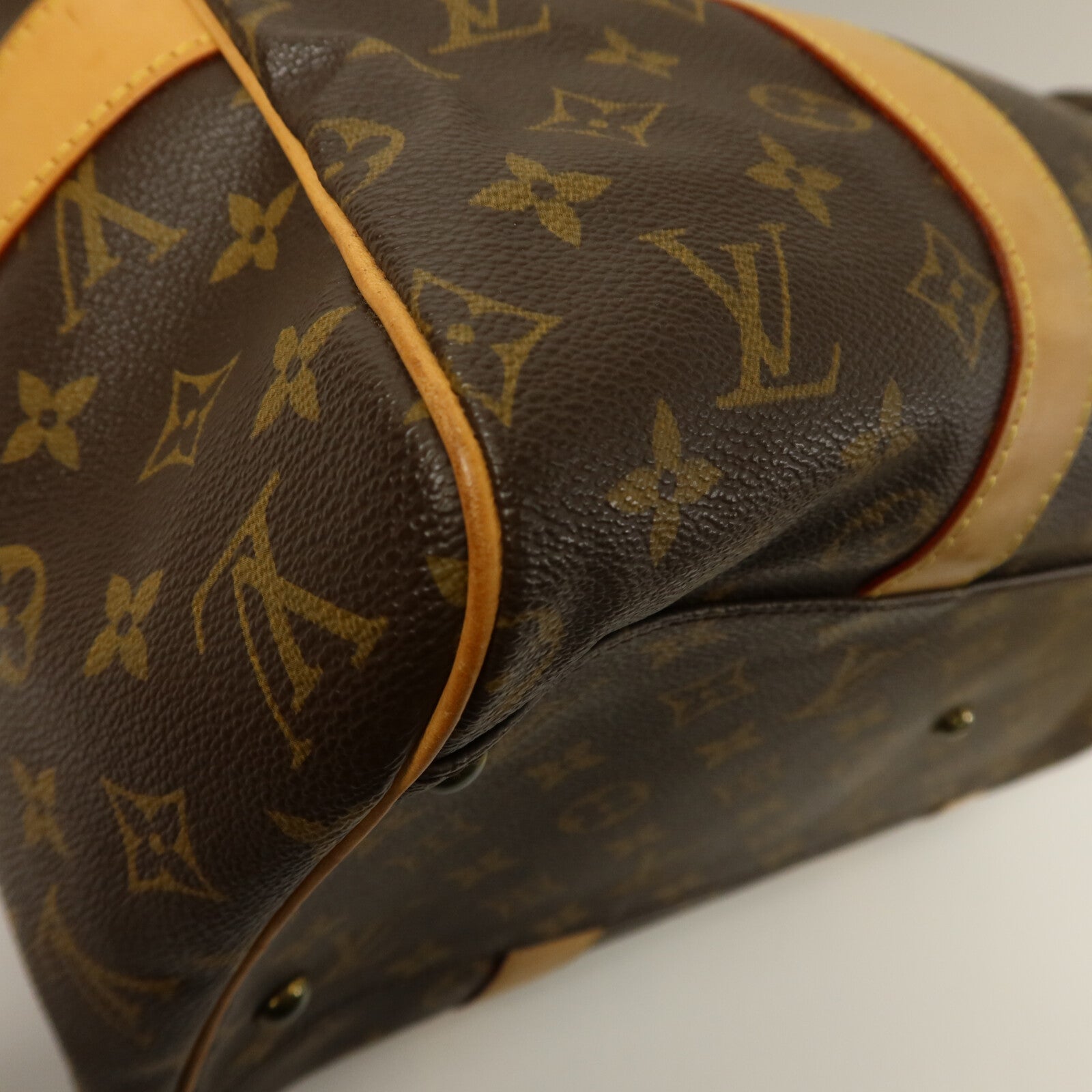 LOUIS VUITTON Monogram Carryall金扣手挽袋