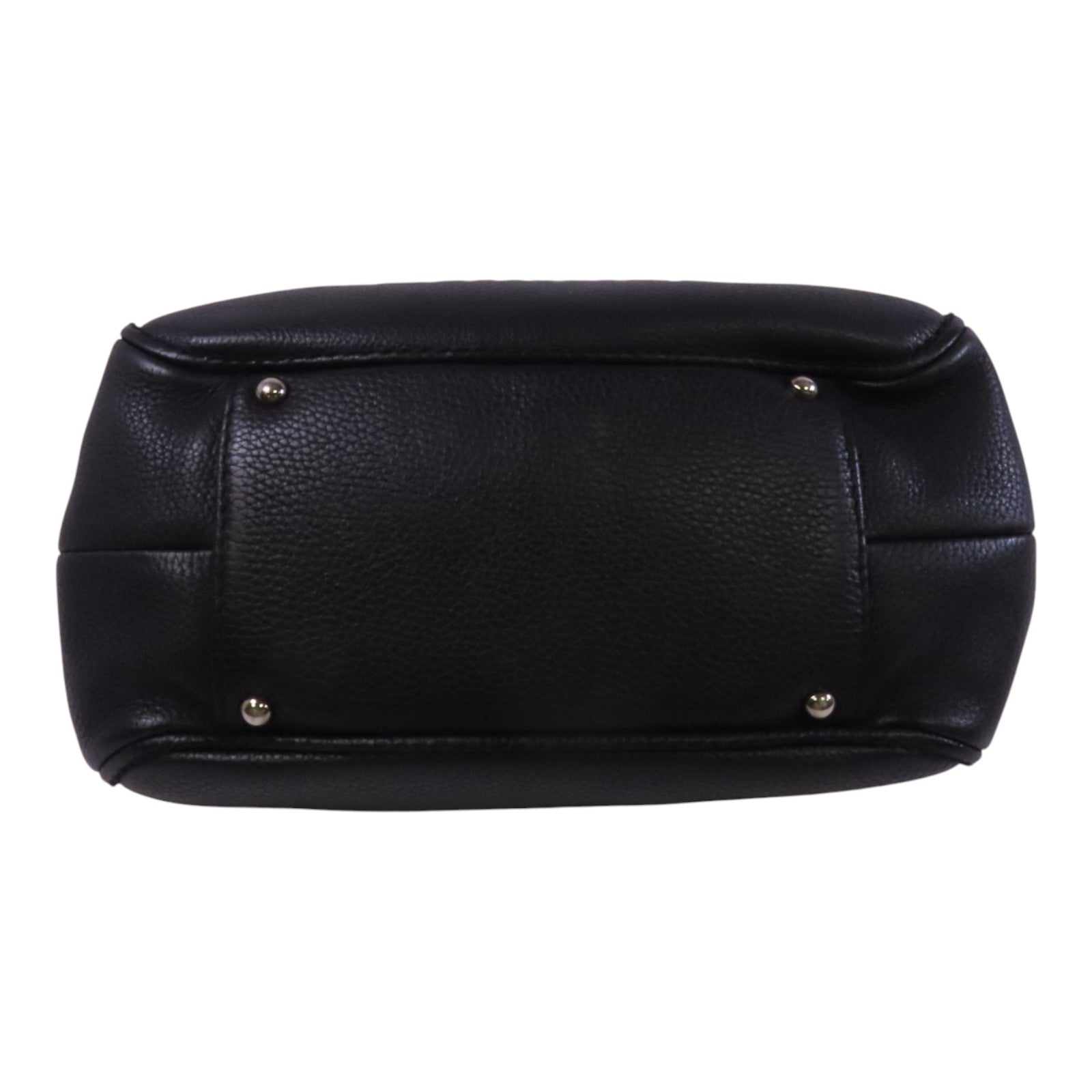 CHANEL 牛皮皮革Hand Bag銀扣手挽袋