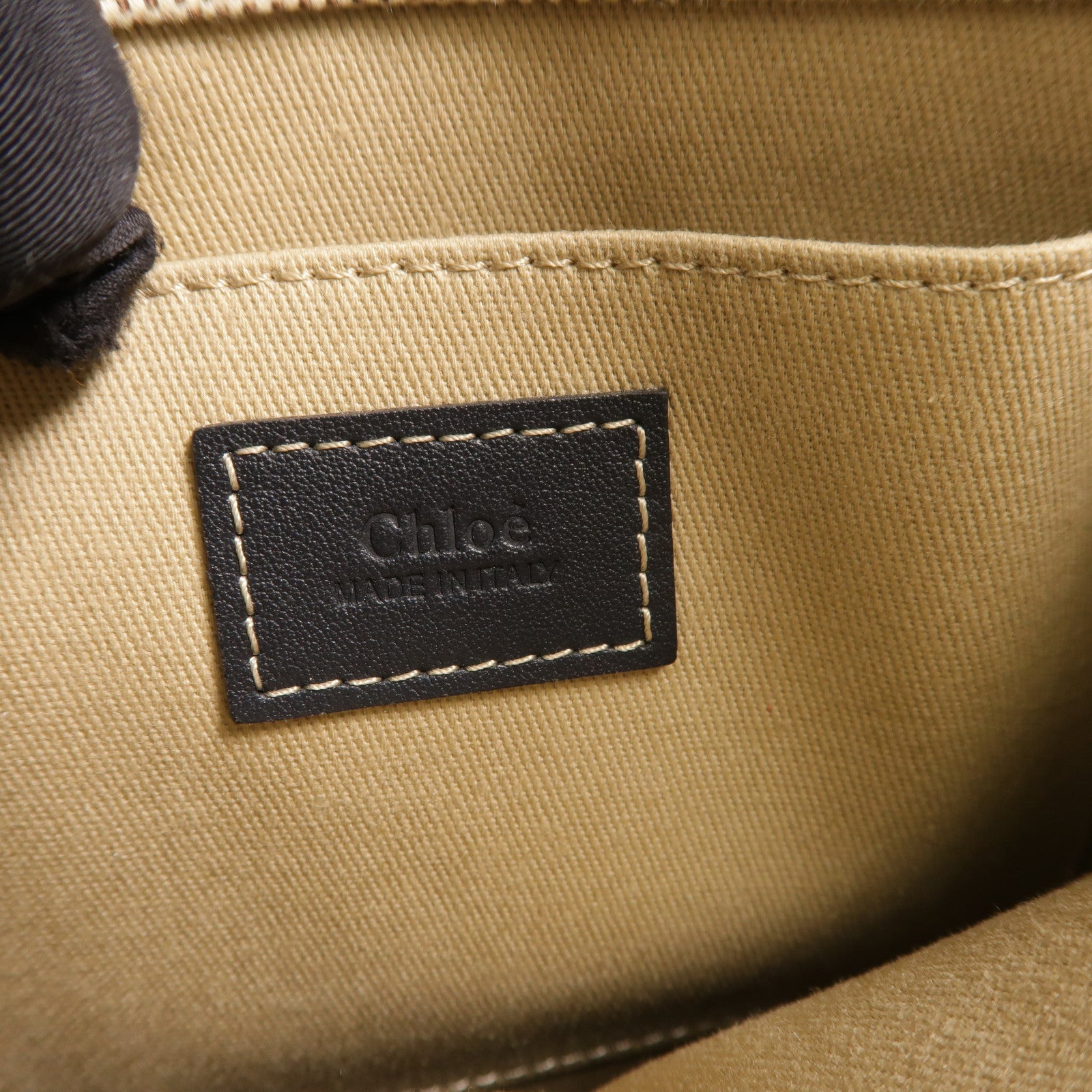 Chloe 帆布Small Woody Tote手挽肩背兩用袋