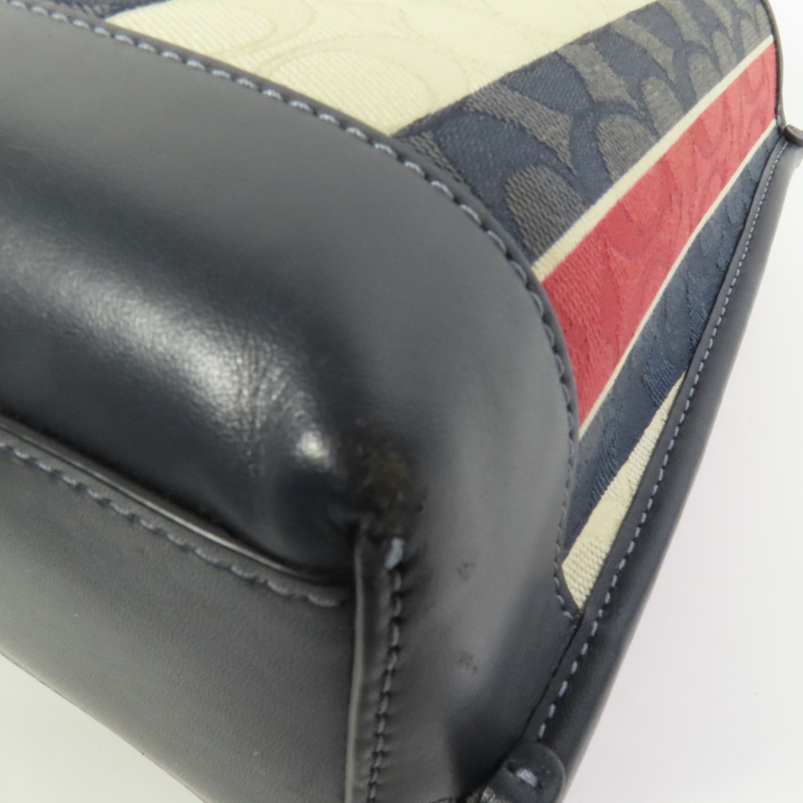 COACH 帆布Mollie 22金扣手挽肩背兩用袋