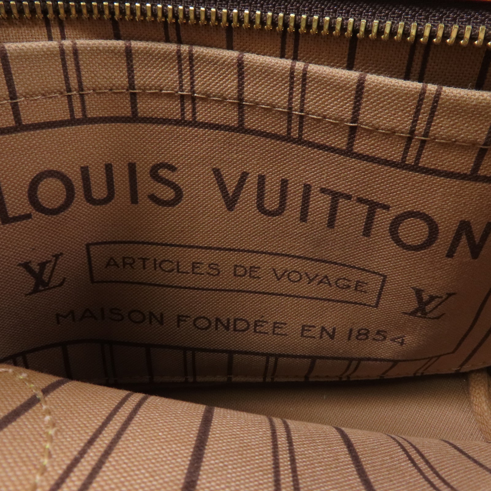 LOUIS VUITTON Monogram Neverfull BB金扣手挽肩背兩用袋