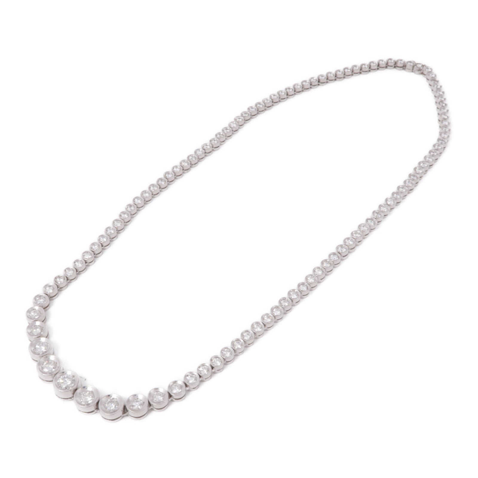 JEWELRY Diamond Necklace 18K White Gold