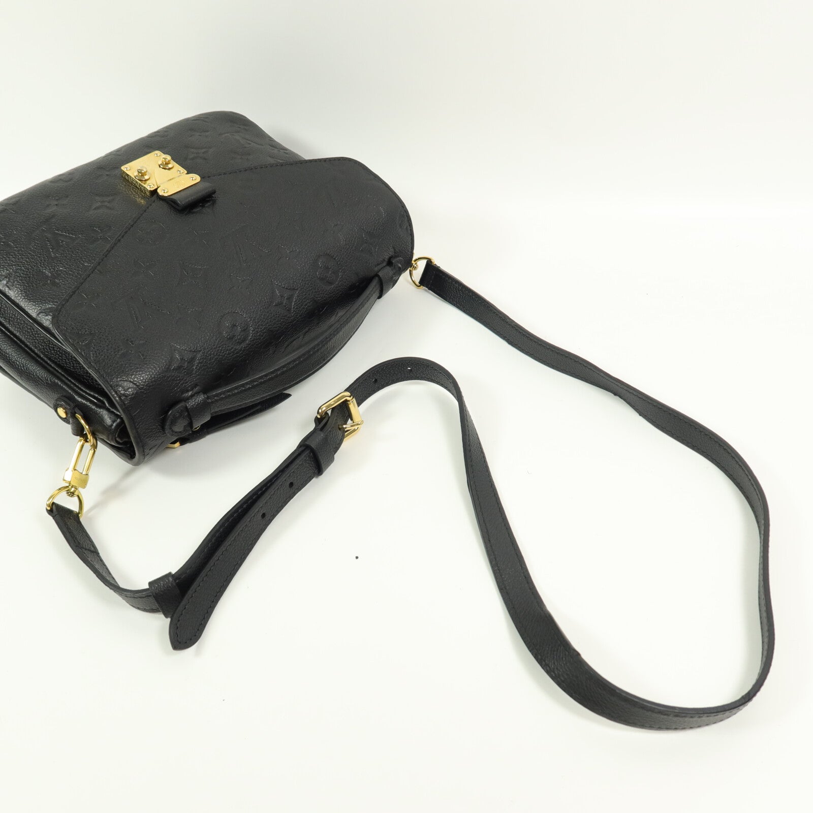 LOUIS VUITTON Monogram Empreinte Pochette Metis手挽肩背兩用袋