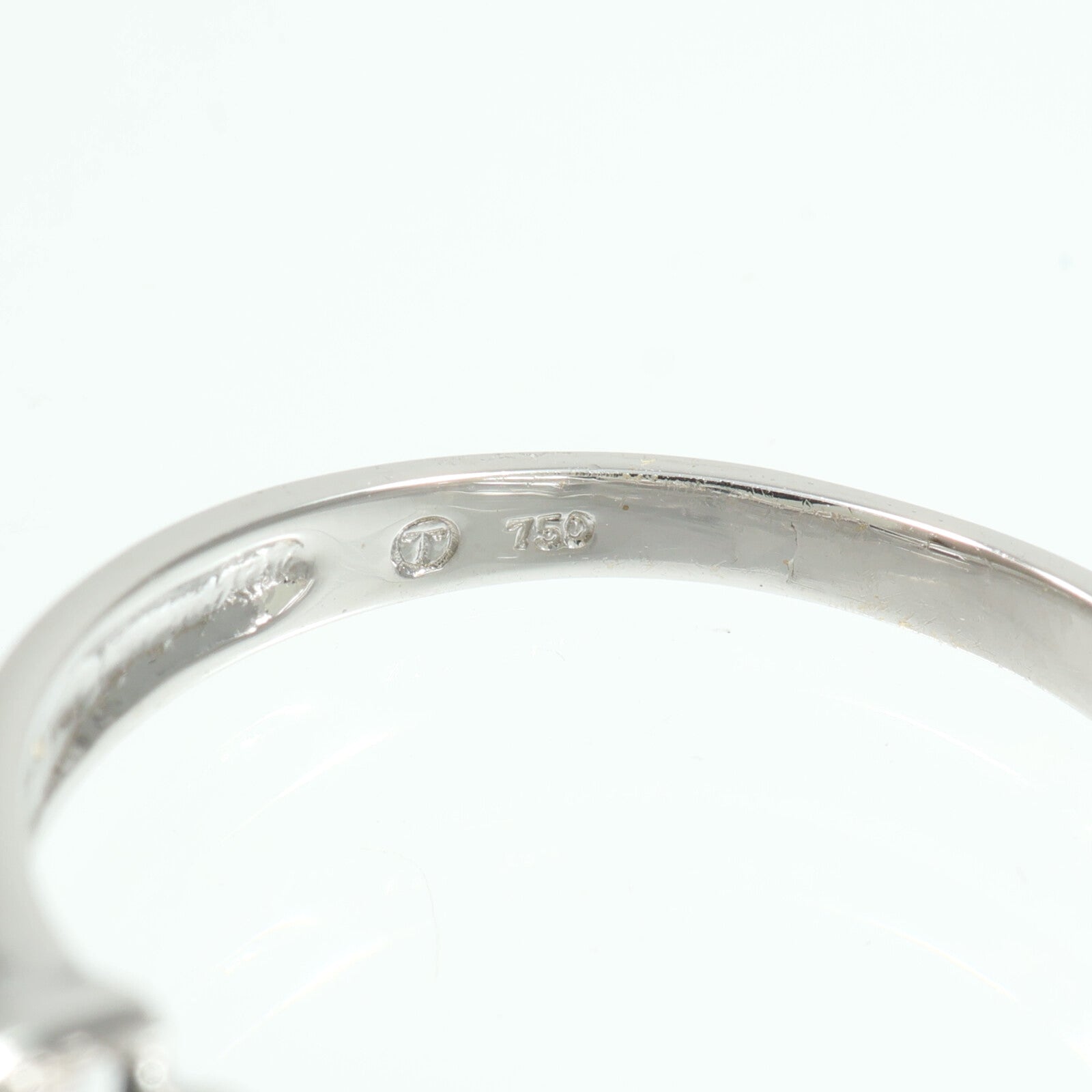 JEWELRY 18K白金Sapphire Ring藍寶石戒指