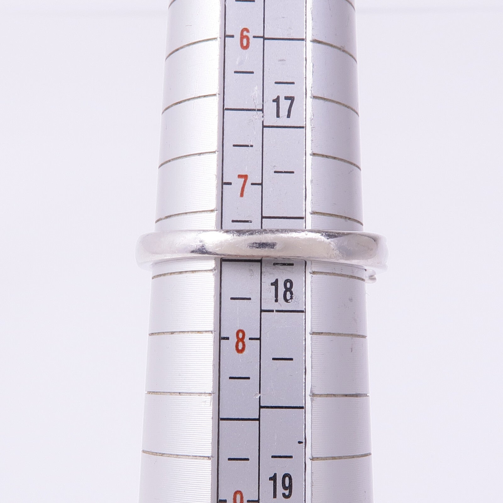 JEWELRY PT900鉑金Amethyst Diamond Ring戒指US#7.25