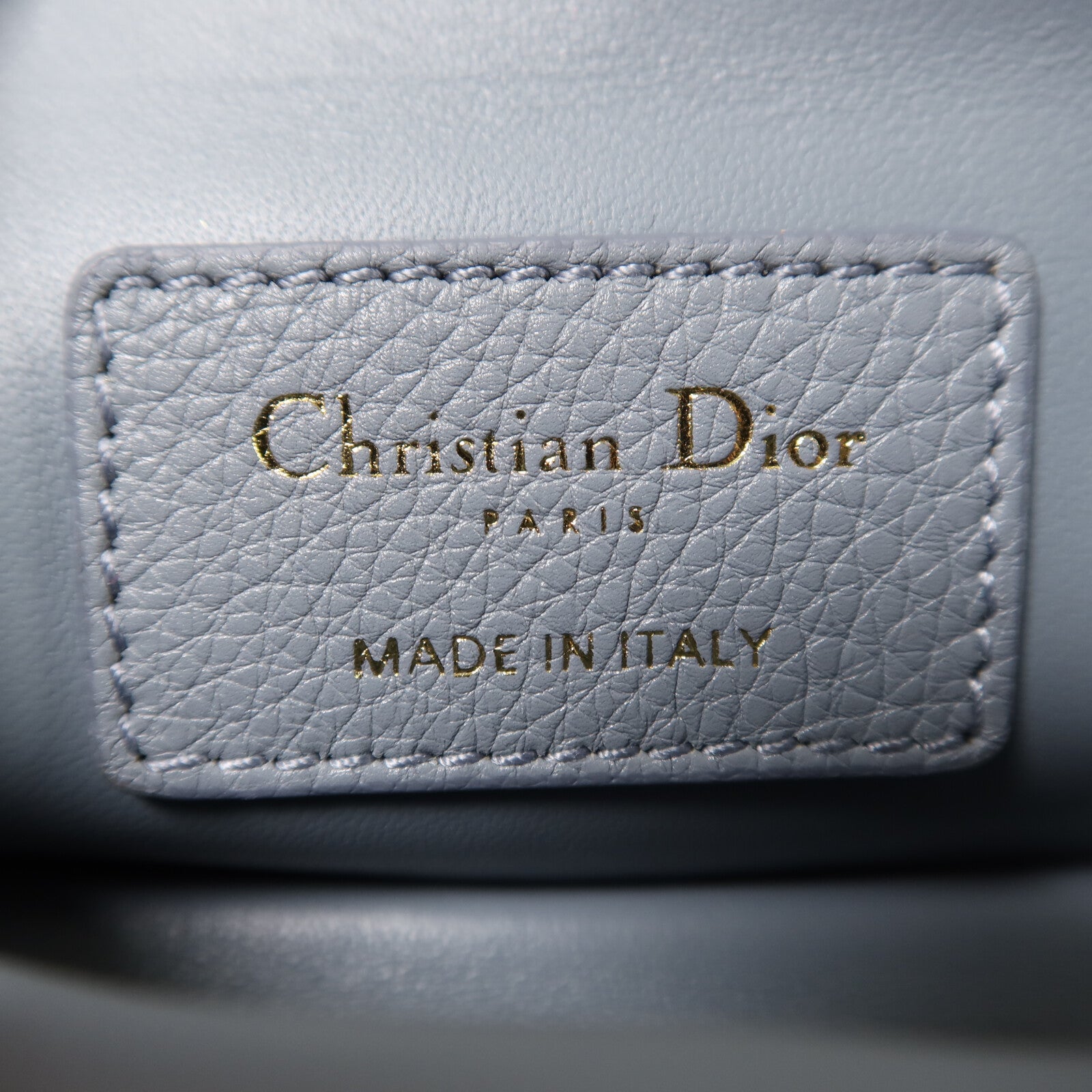 Dior 牛皮皮革Micro Caro金扣鏈帶肩背袋