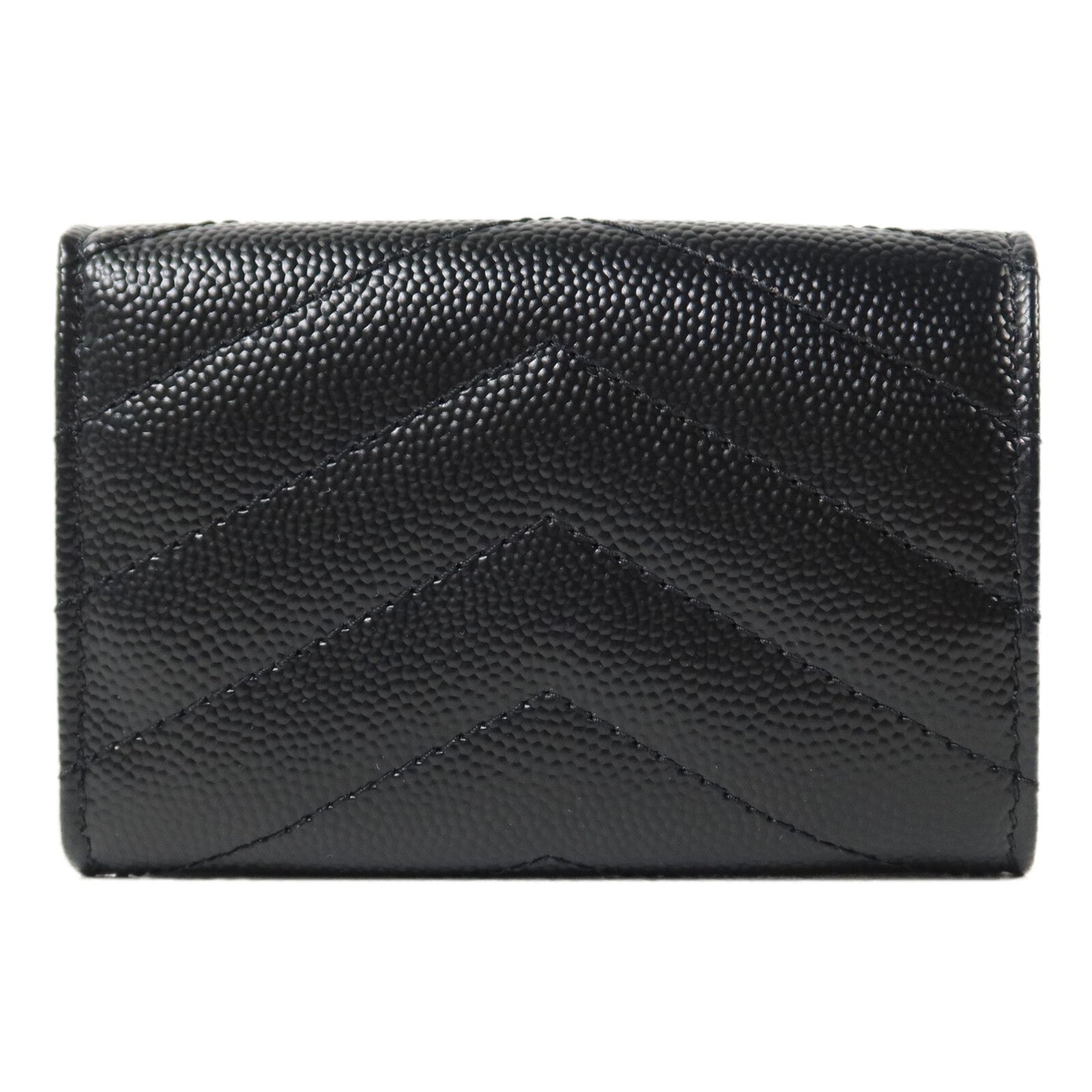 SAINT LAURENT 牛皮皮革Cassandre Matelasse Origami Tiny Wallet錢包