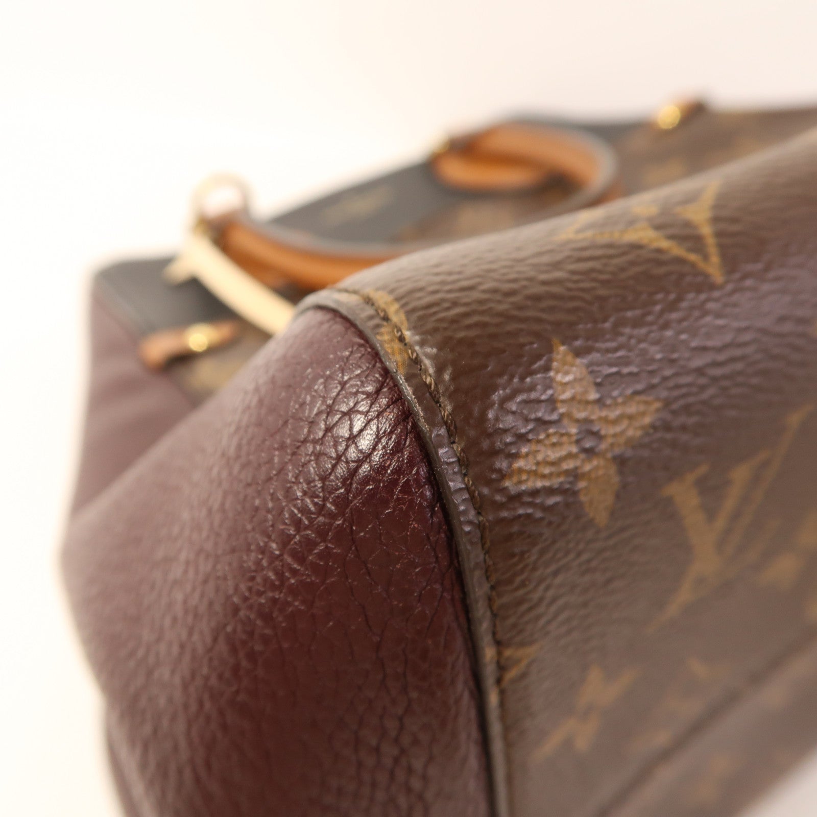 LOUIS VUITTON Monogram Fold Tote Mm金扣手挽肩背兩用袋