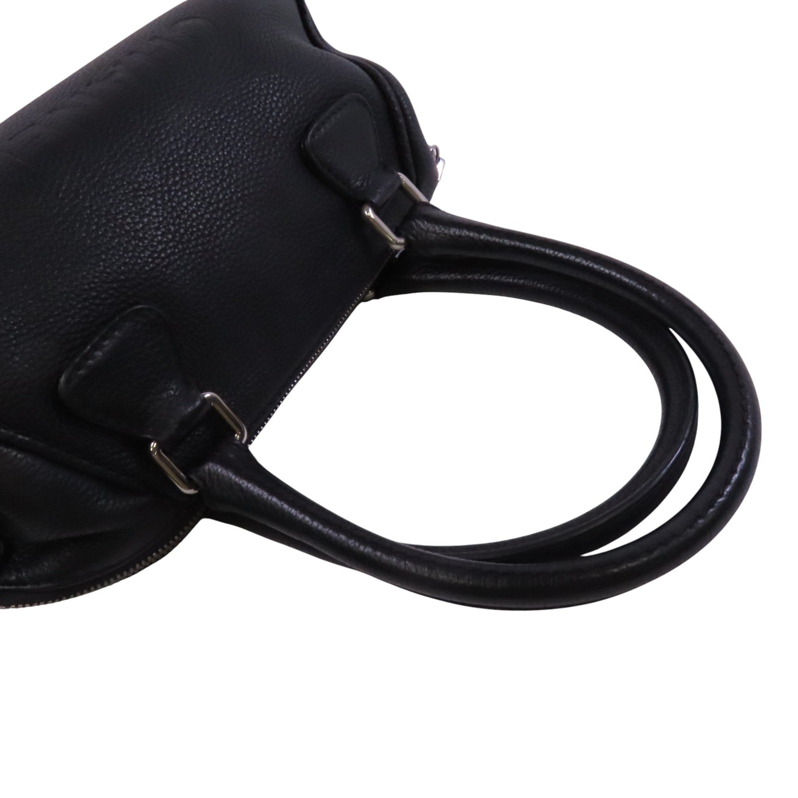 CHANEL 牛皮皮革Hand Bag銀扣手挽袋