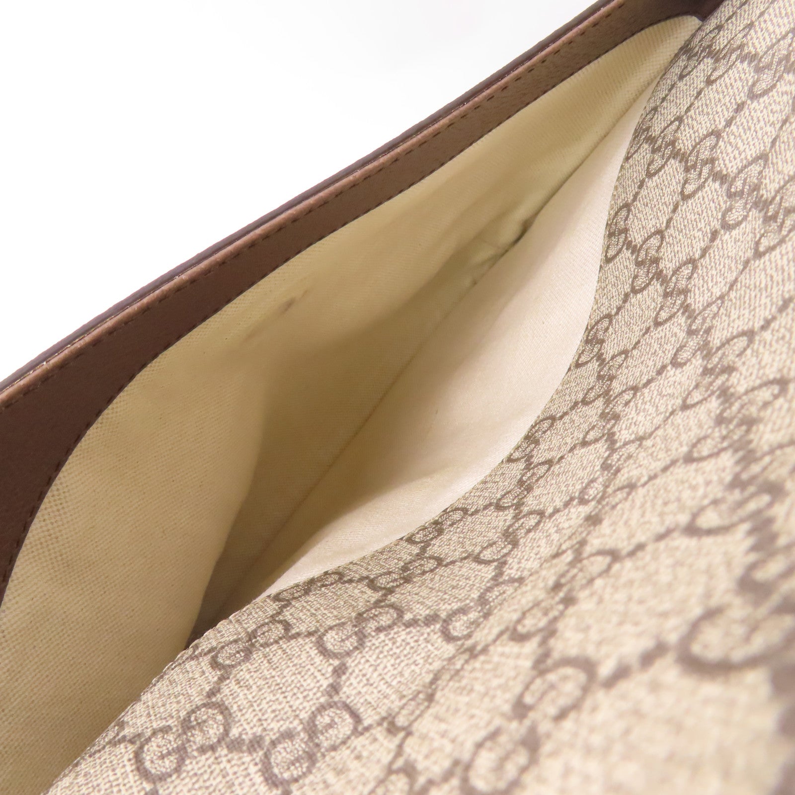 GUCCI Neo Vintage Medium Messenger Bag Shoulder Bag 495654 Coated Canvas Brown