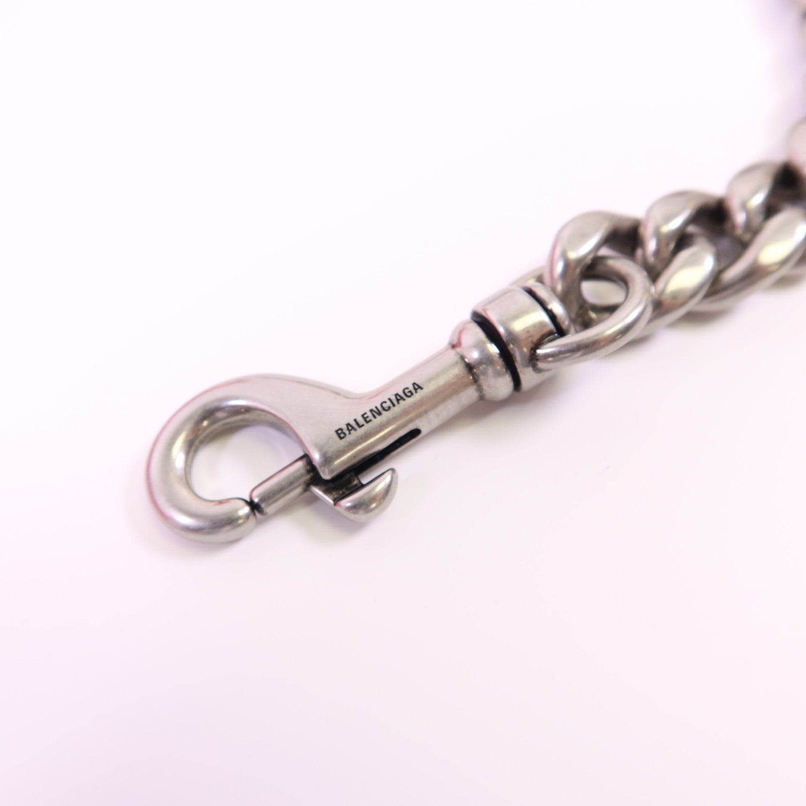 BALENCIAGA 帆布Raver Bag鏈帶肩背袋