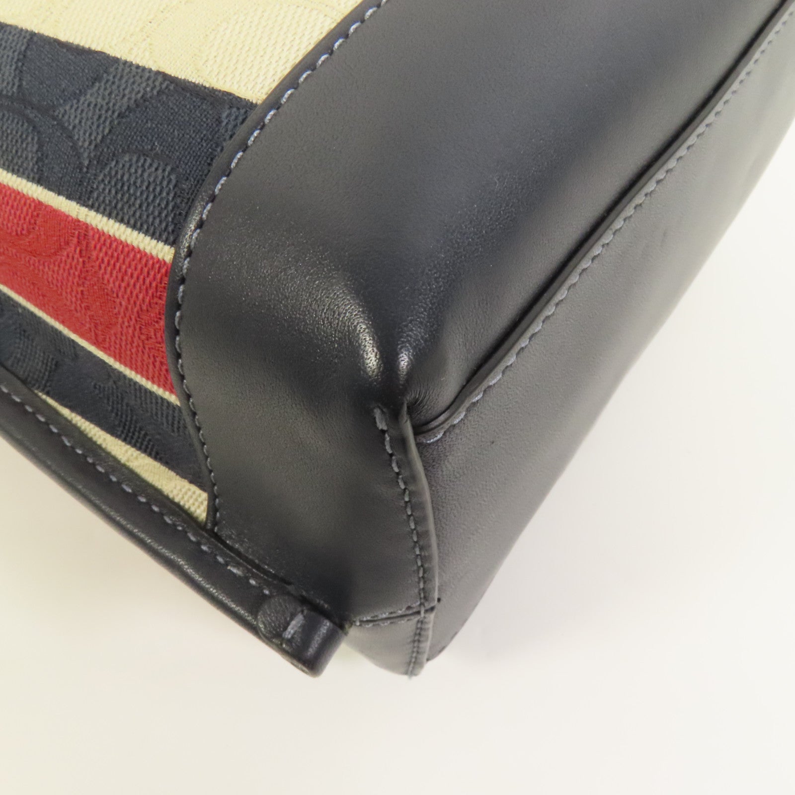 COACH 帆布Mollie 22金扣手挽肩背兩用袋