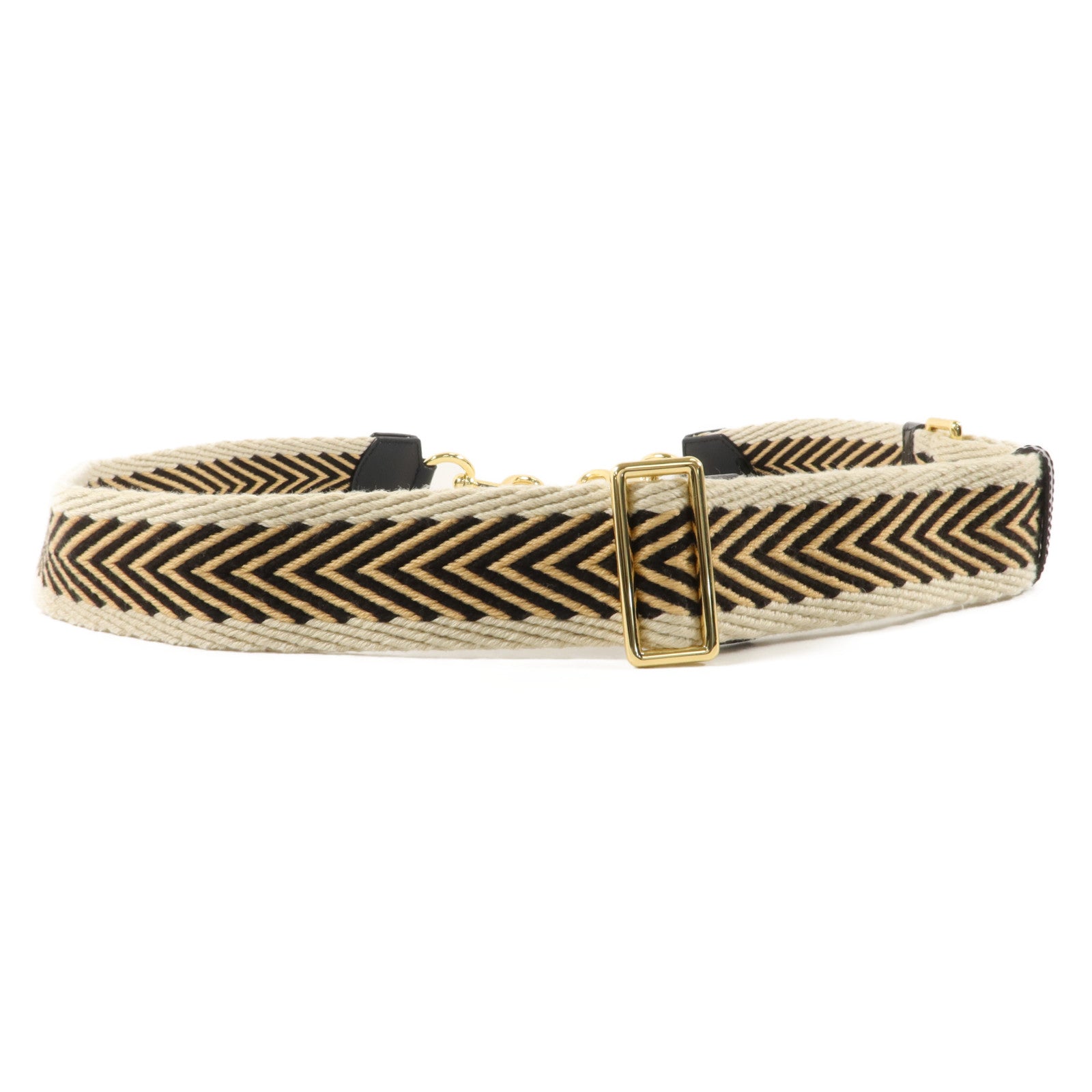MARC JACOBS 織帶/牛皮皮革The Arrow Webbing Strap肩帶