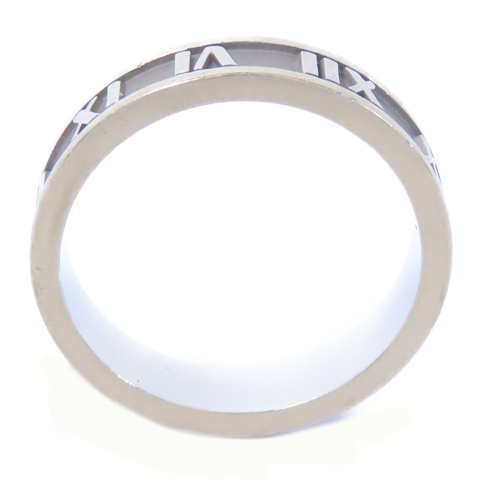 TIFFANY＆CO 【激減優惠】18K白金Atlas Ring戒指US#6.25