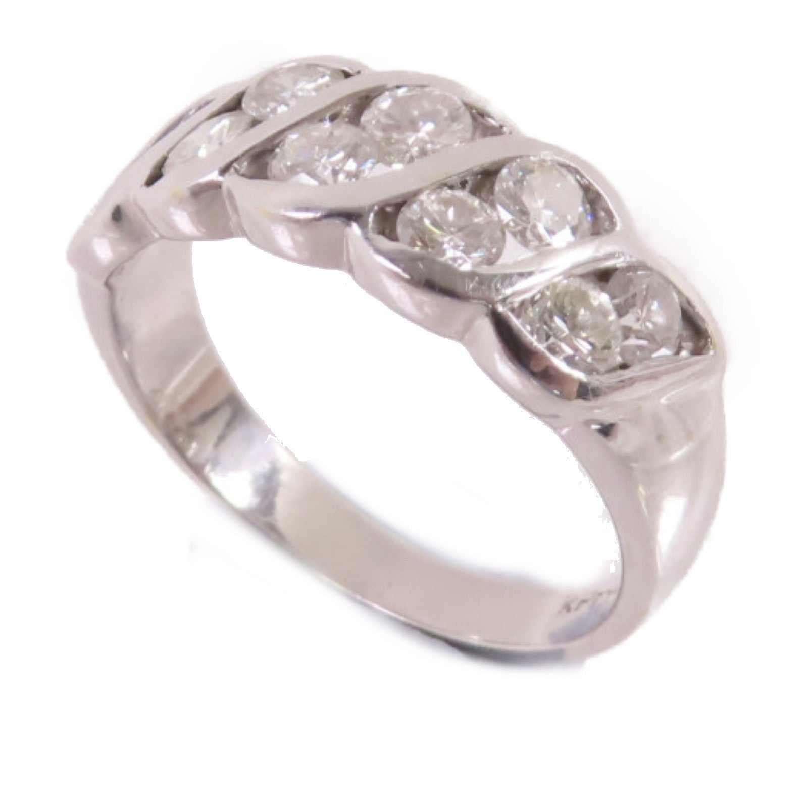 JEWELRY 18K白金/鑽石Diamond Ring戒指US#5.25