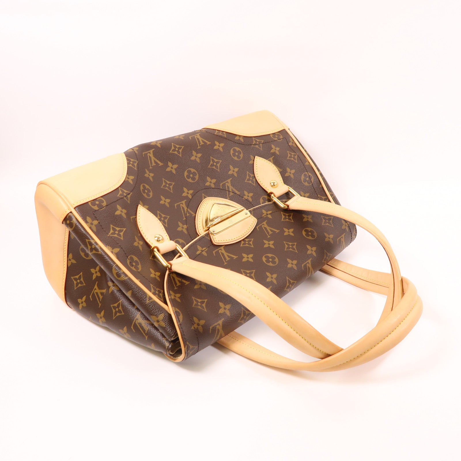 LOUIS VUITTON LV GHW Beverly GM Shoulder Bag M40120 Monogram Brown