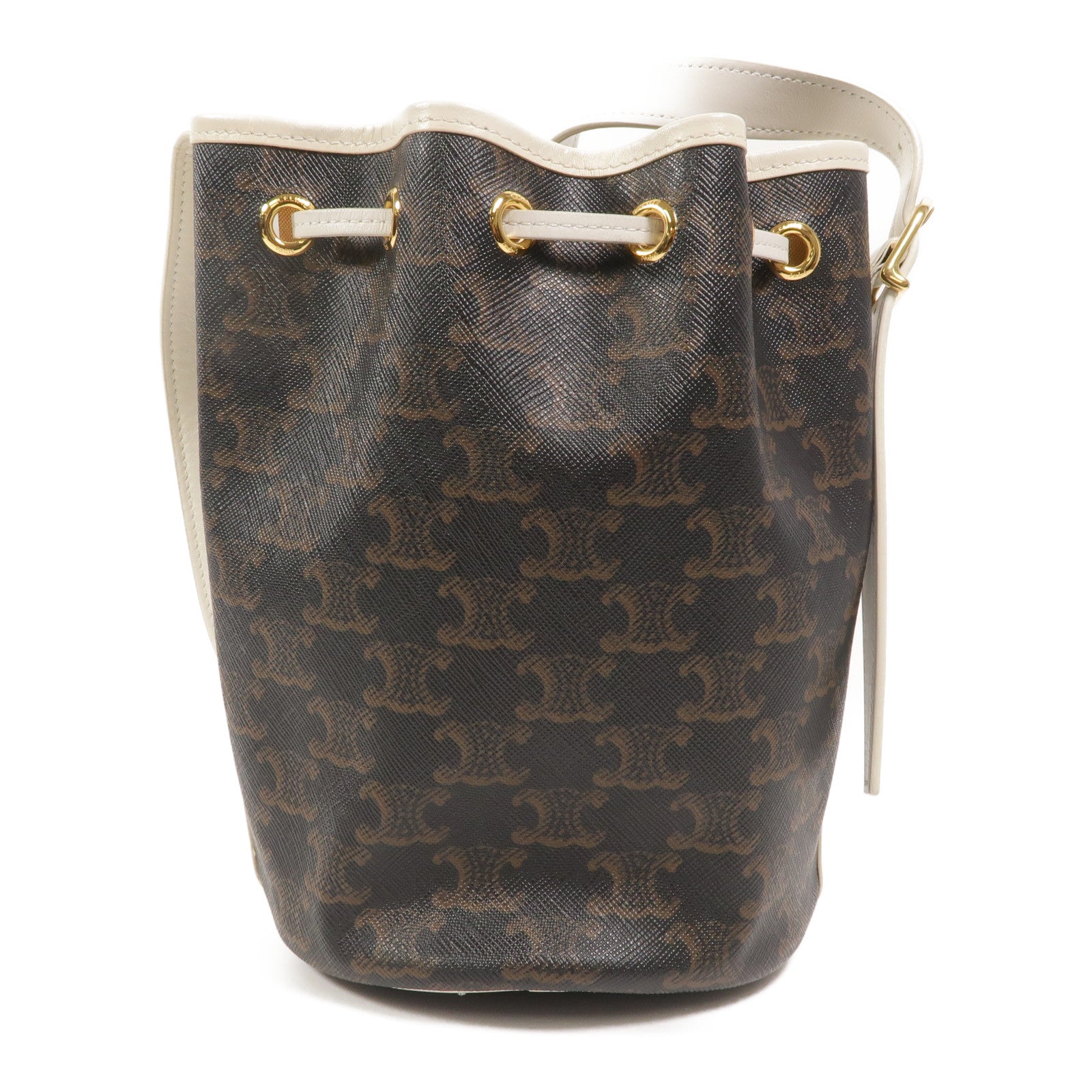 CELINE 塗層帆布Small Drawstring Bag肩背袋