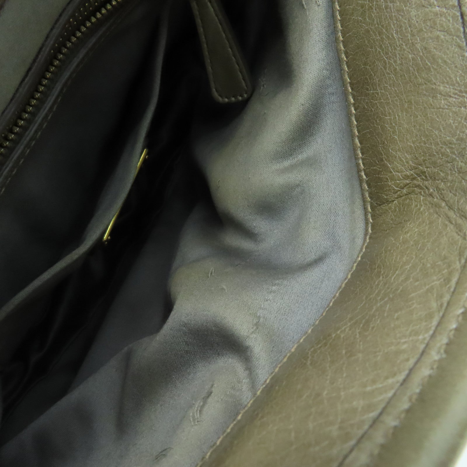 Miu Miu 牛皮皮革2way Shoulder Bag金扣手挽肩背两用袋啡色