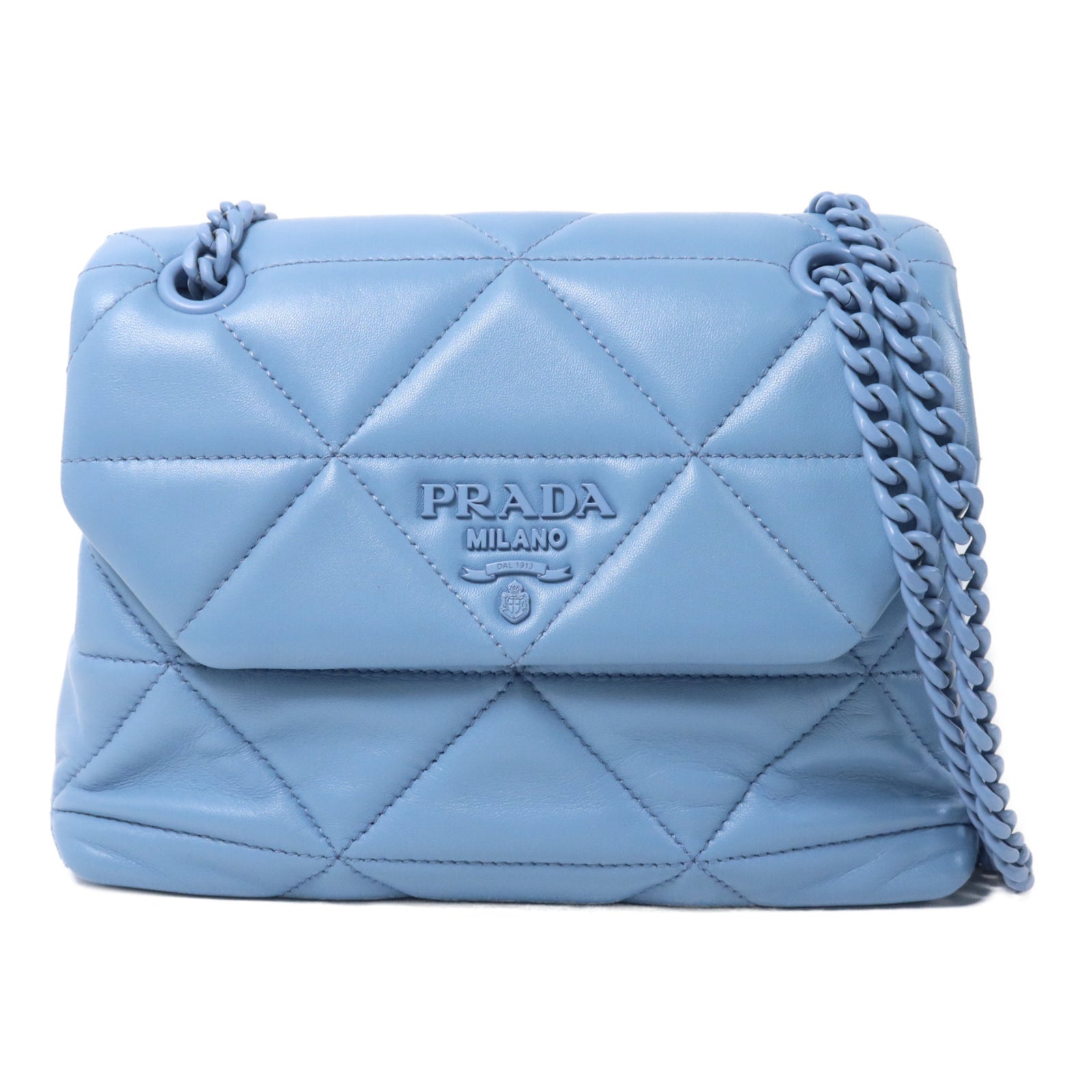 PRADA 羊皮皮革Spectrum Bag鏈帶肩背袋