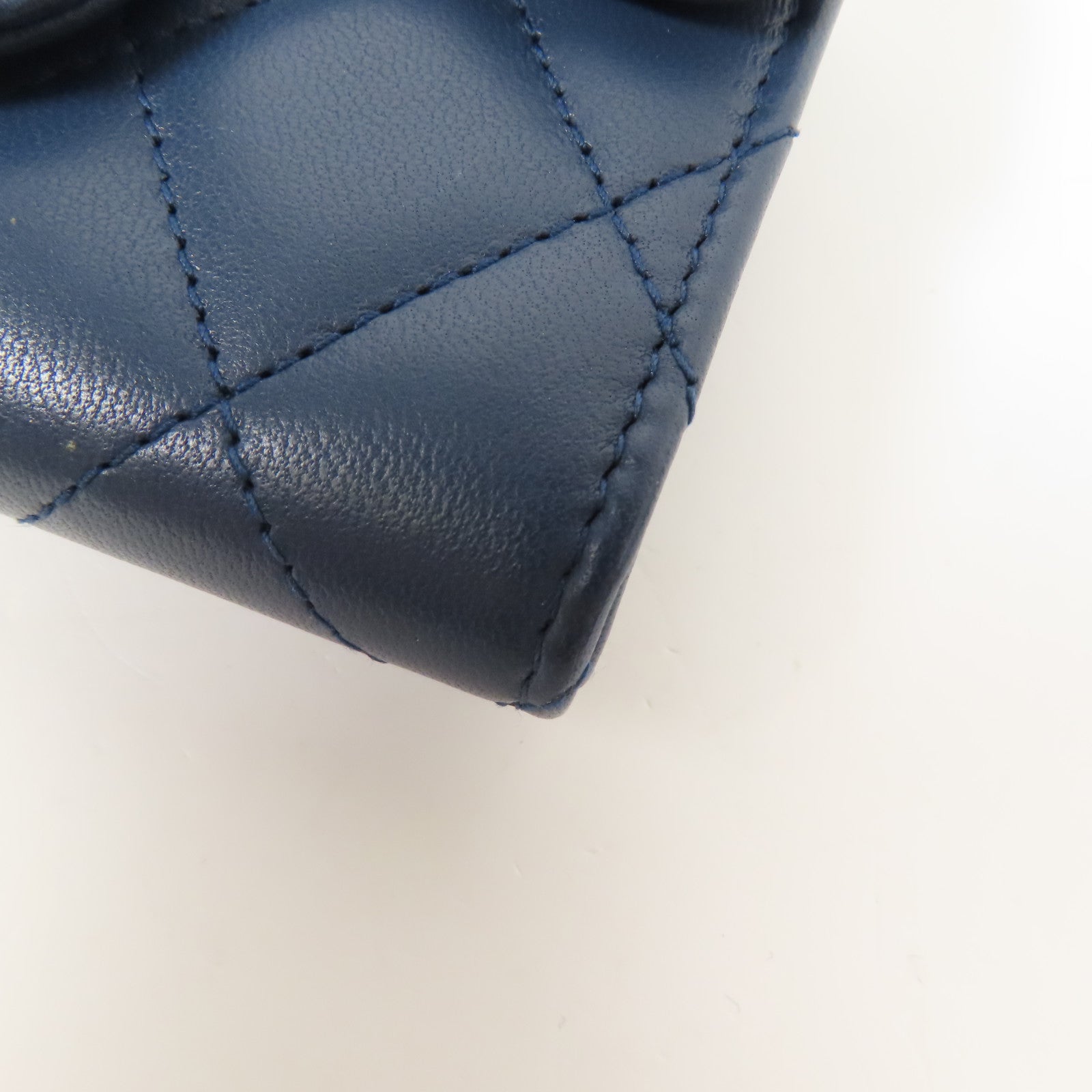 CHANEL 羊皮皮革Card Case銀扣卡片套