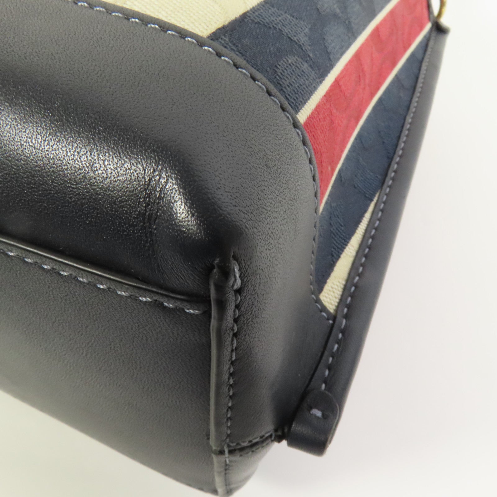 COACH 帆布Mollie 22金扣手挽肩背兩用袋