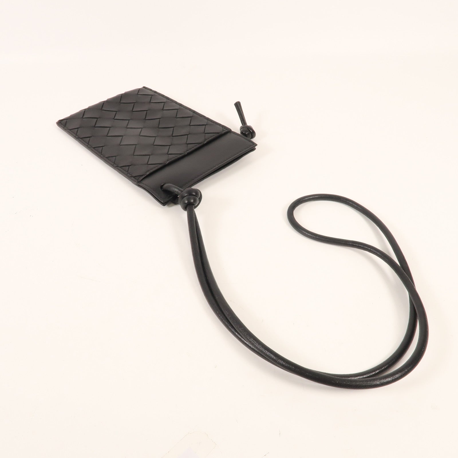 BOTTEGA VENETA 牛皮皮革Phone Pouch銀扣肩背袋