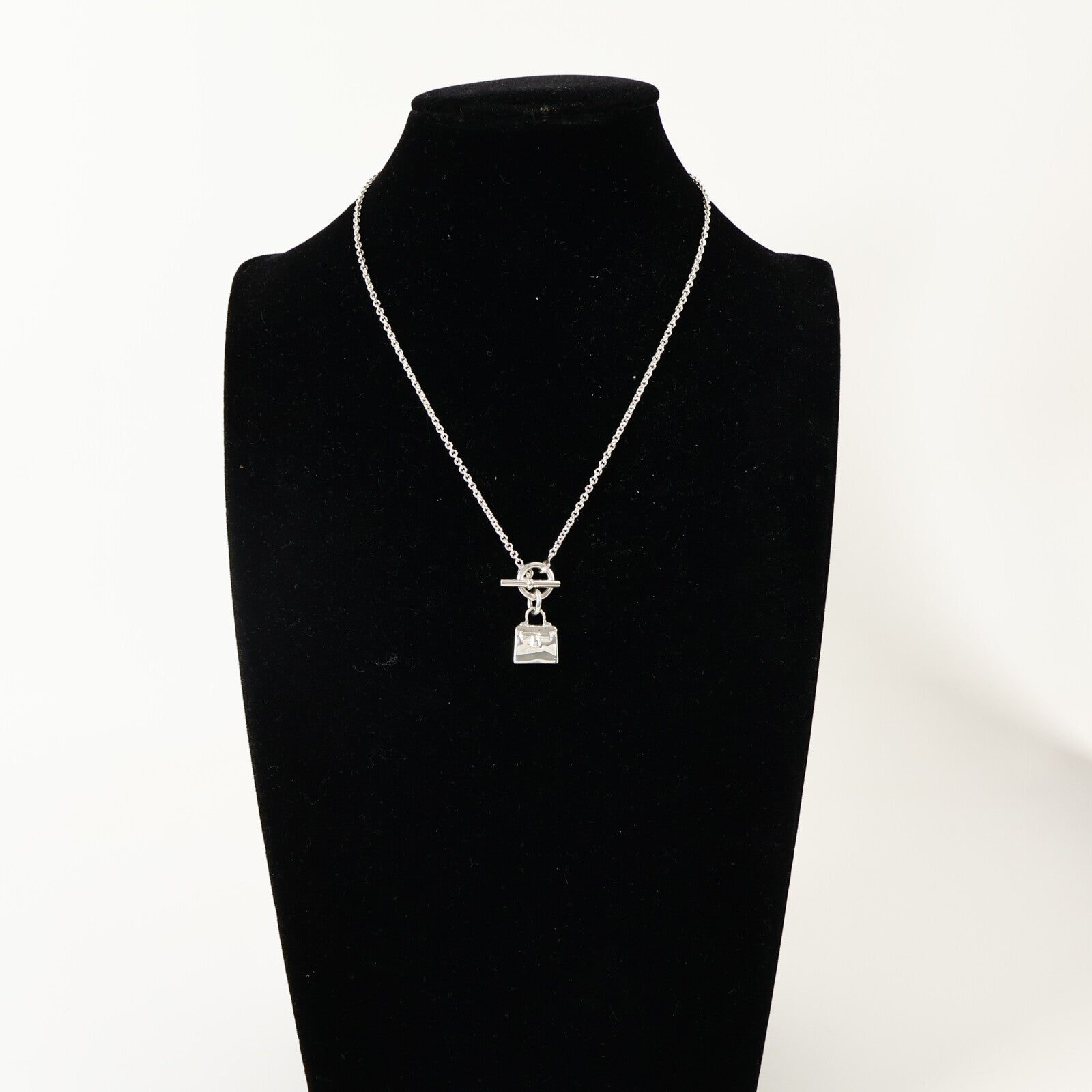 HERMES 925純銀Amuletters Kelly Pendant Necklace項鏈