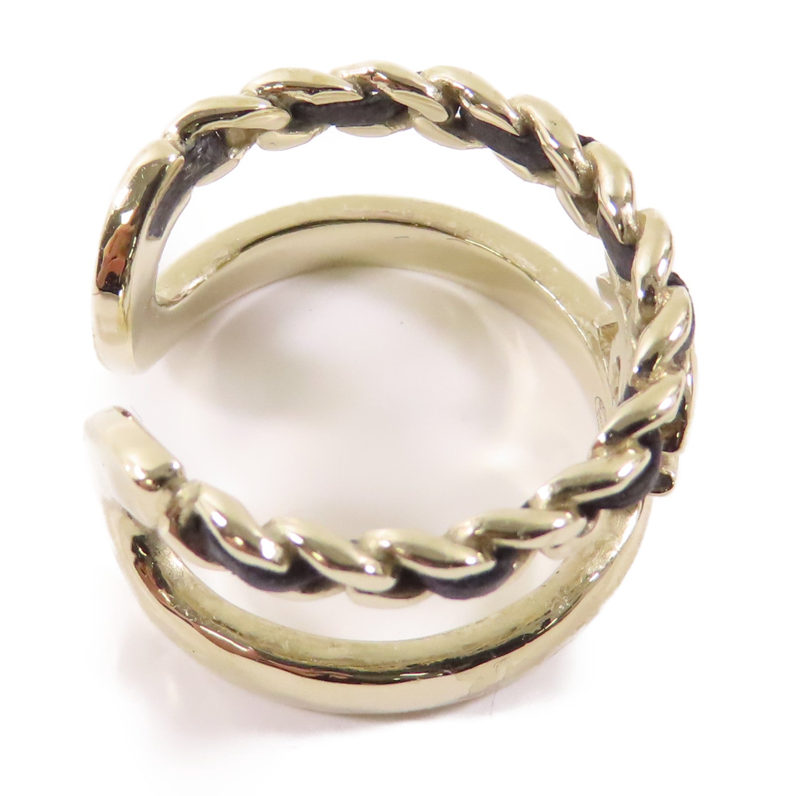 CHANEL 金屬Ring戒指US#7