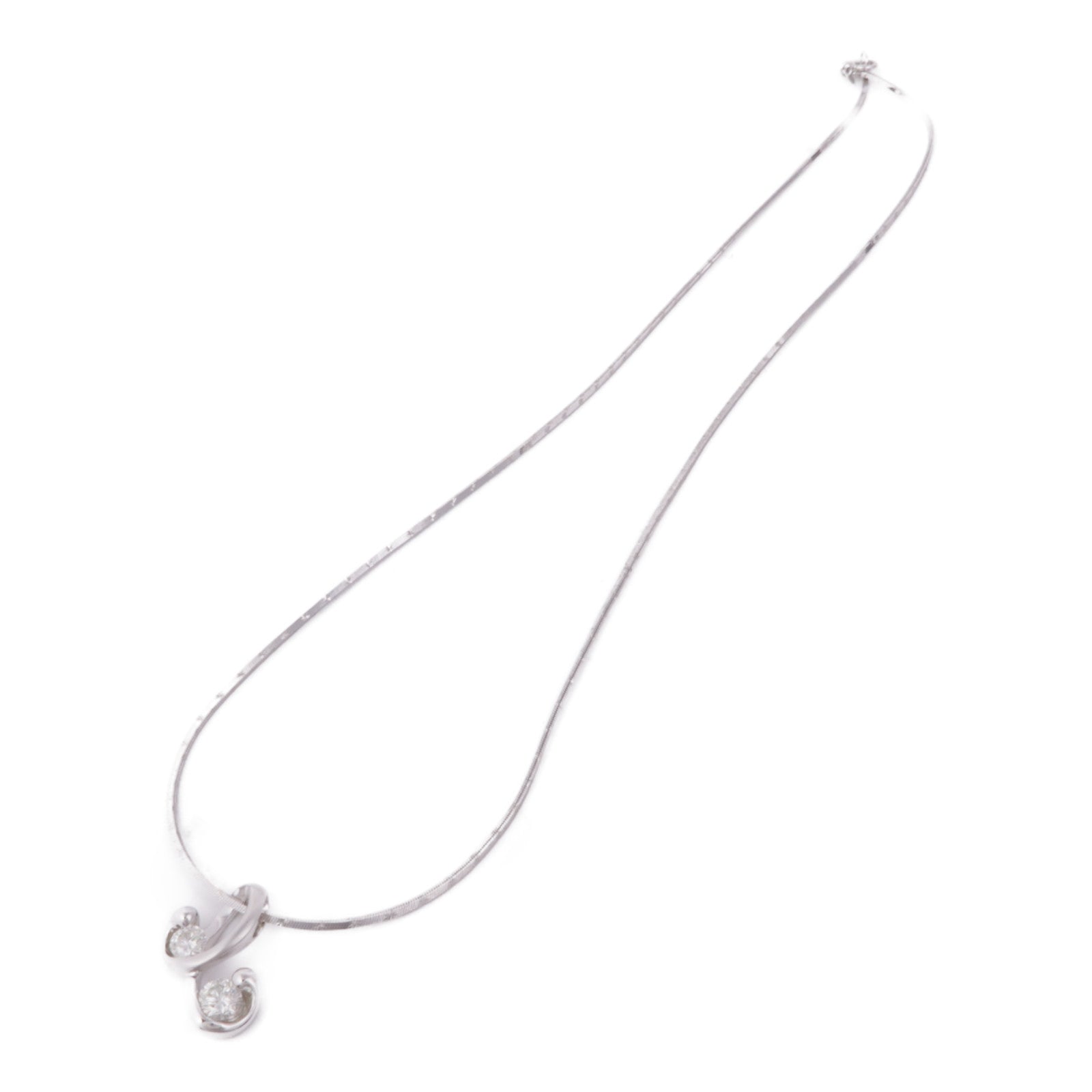 JEWELRY Diamond Necklace 18K White Gold