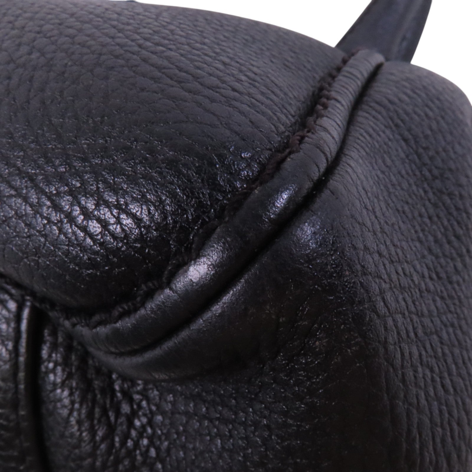 CHANEL 牛皮皮革Hand Bag銀扣手挽袋