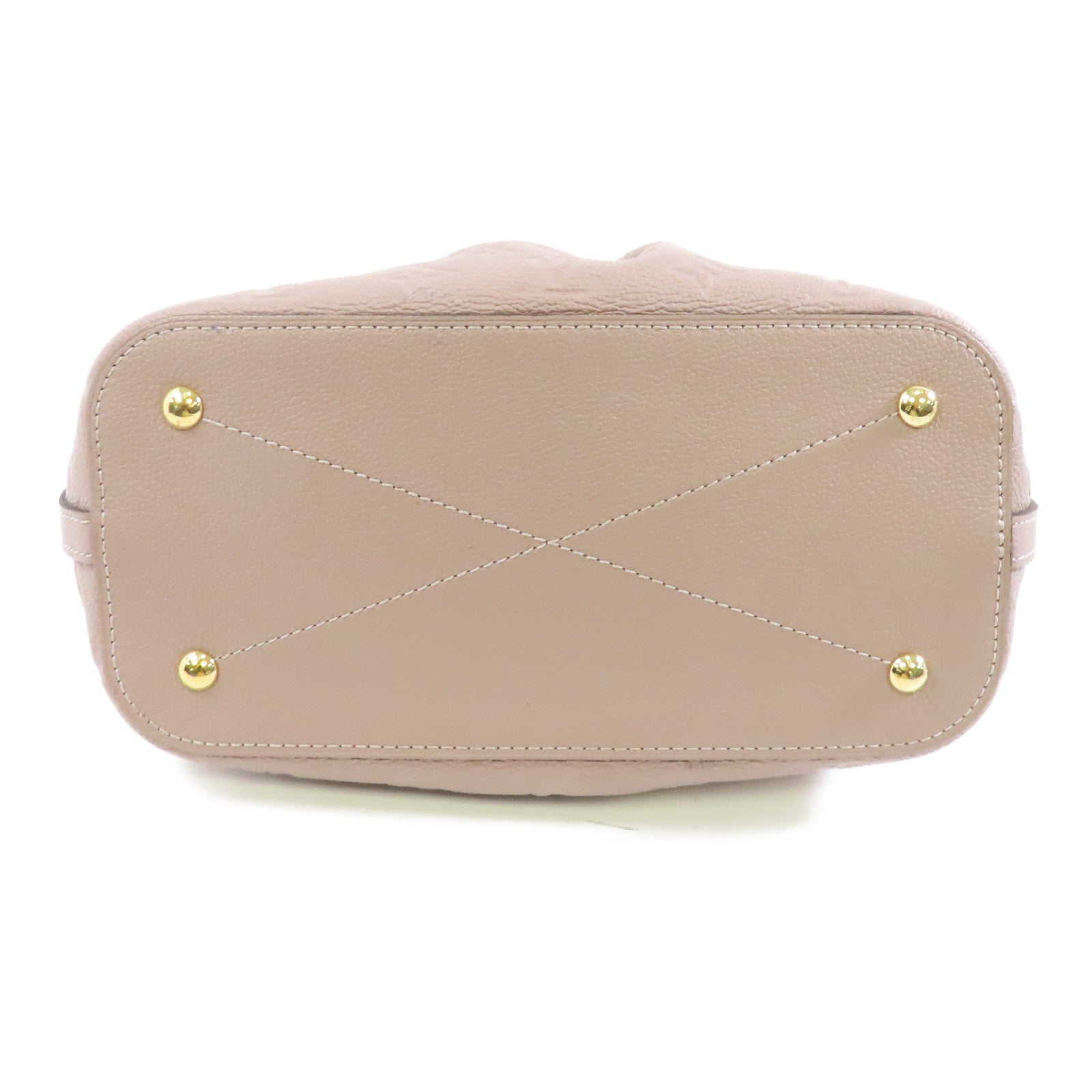 LOUIS VUITTON 【激減優惠】Monogram Empreinte Mazarine PM金扣手挽肩背兩用袋灰褐色