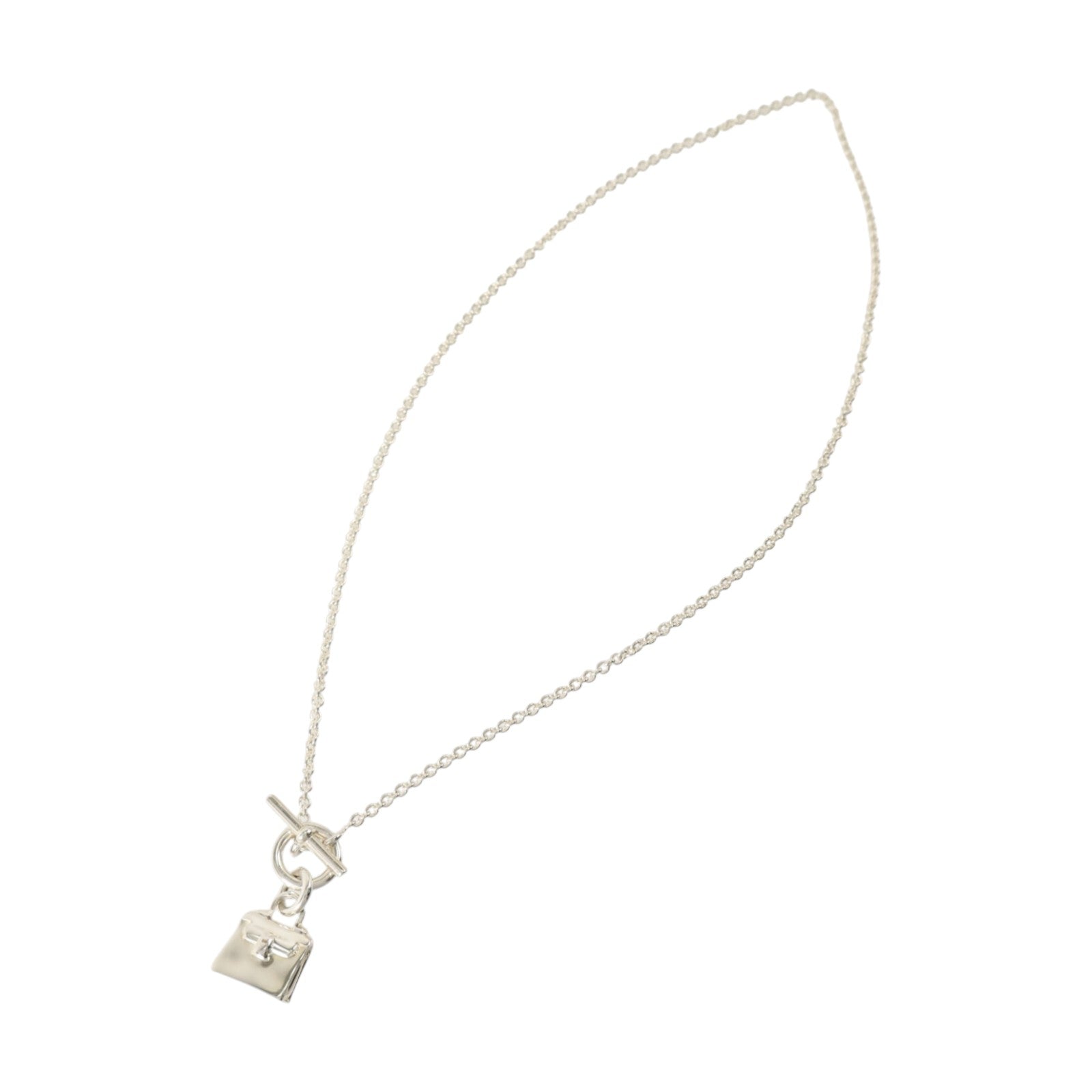 HERMES 925純銀Amuletters Kelly Pendant Necklace項鏈
