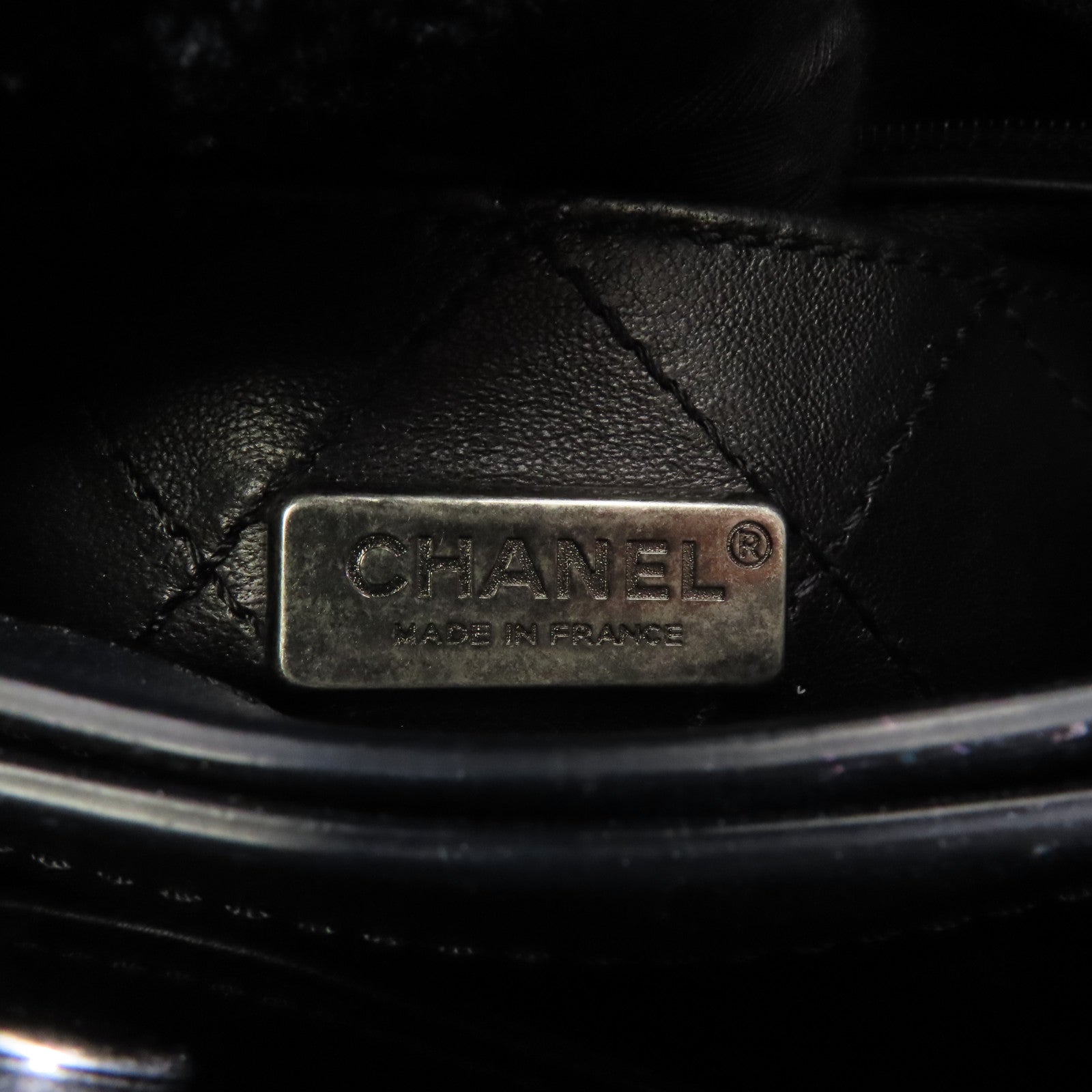 CHANEL 【激減優惠】蛇皮皮革2 Way Shoulder銀扣手挽肩背兩用袋綠色
