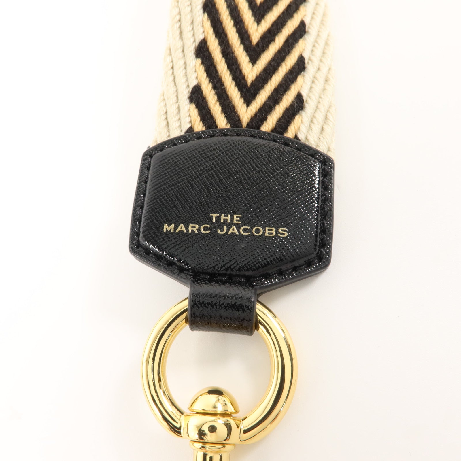 MARC JACOBS 織帶/牛皮皮革The Arrow Webbing Strap肩帶