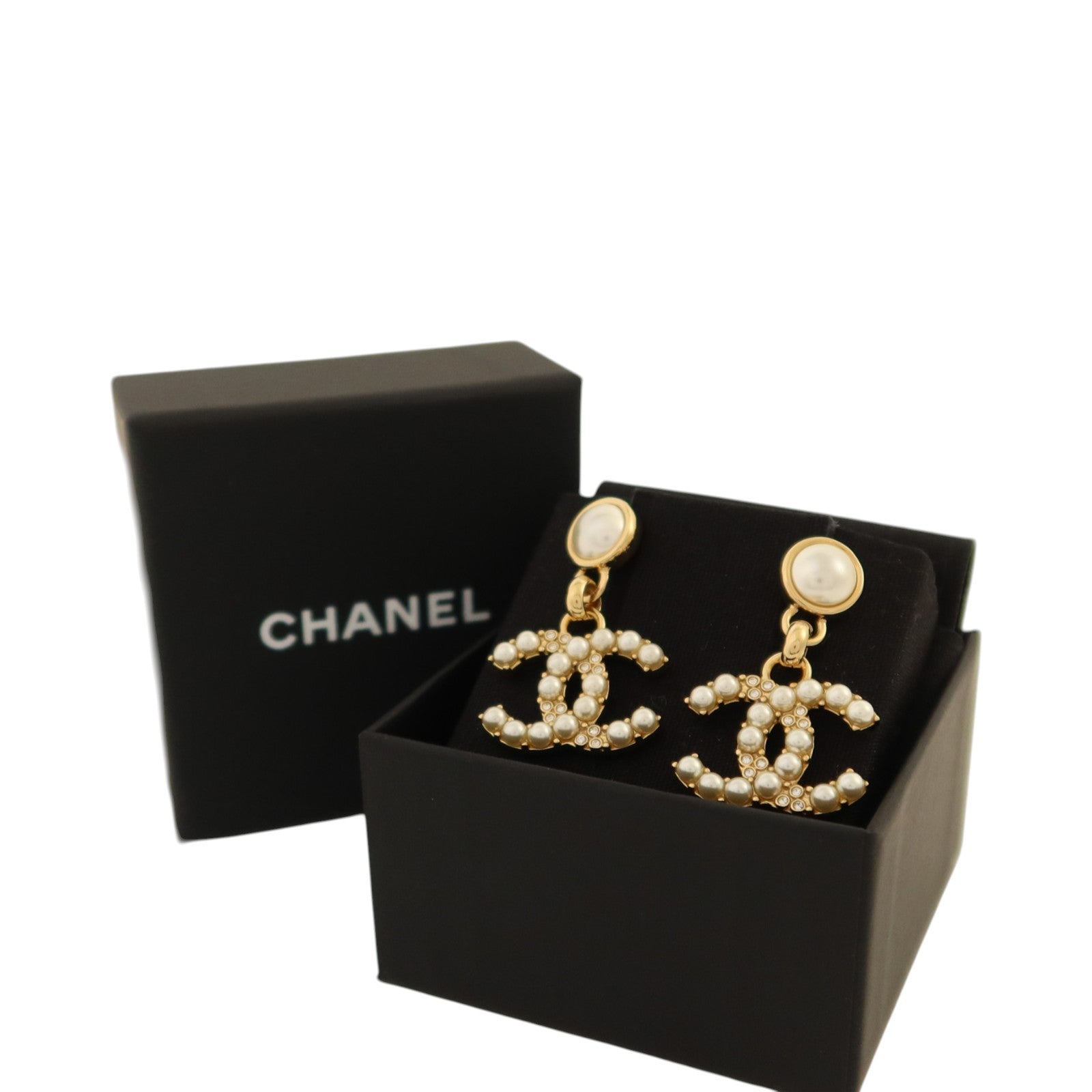 CHANEL 金屬/PVC Earrings耳環