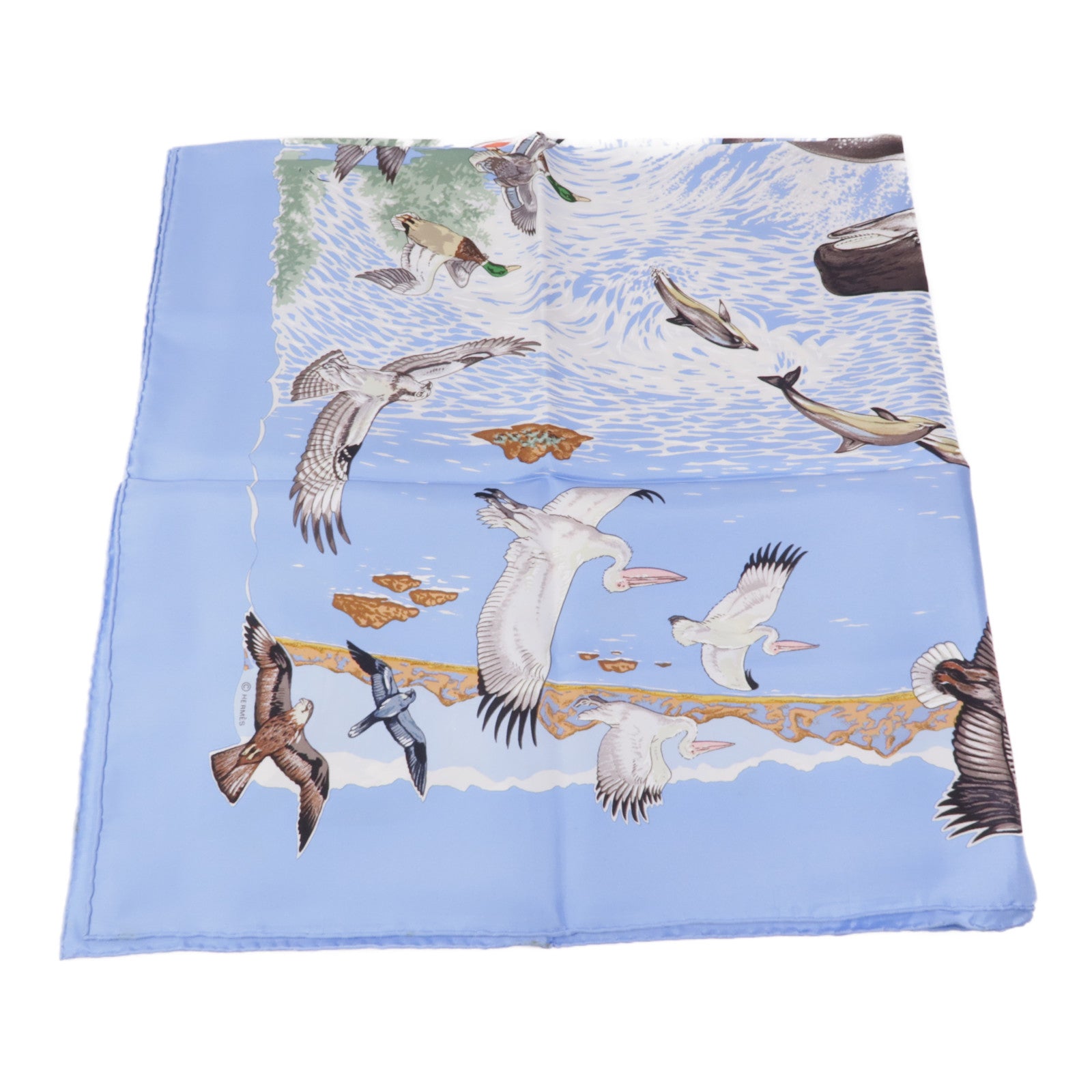 HERMES 絲質Scarf絲巾