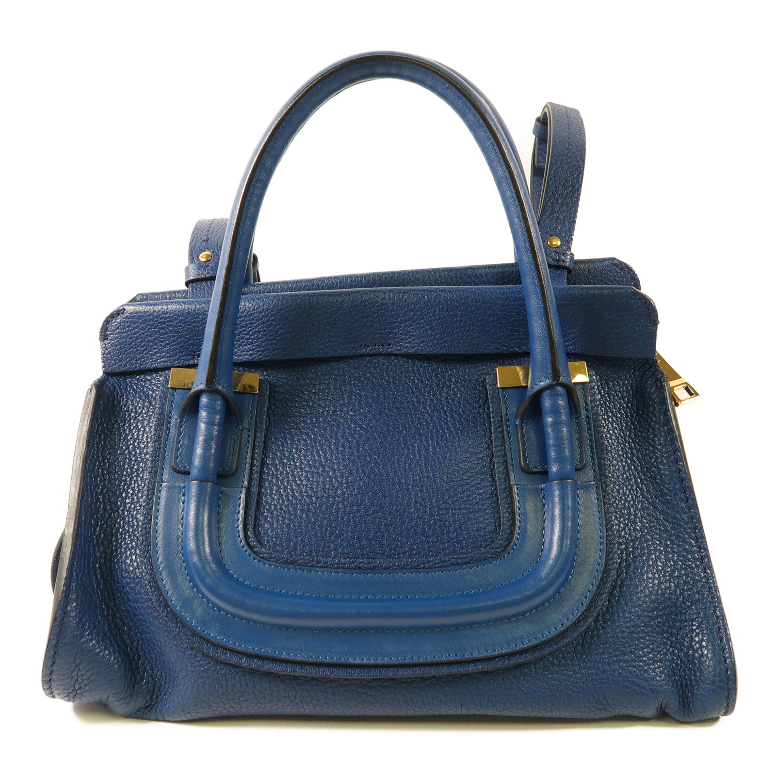 Chloe 【激減優惠】牛皮皮革2 Way Shoulder Bag金扣手挽肩背兩用袋