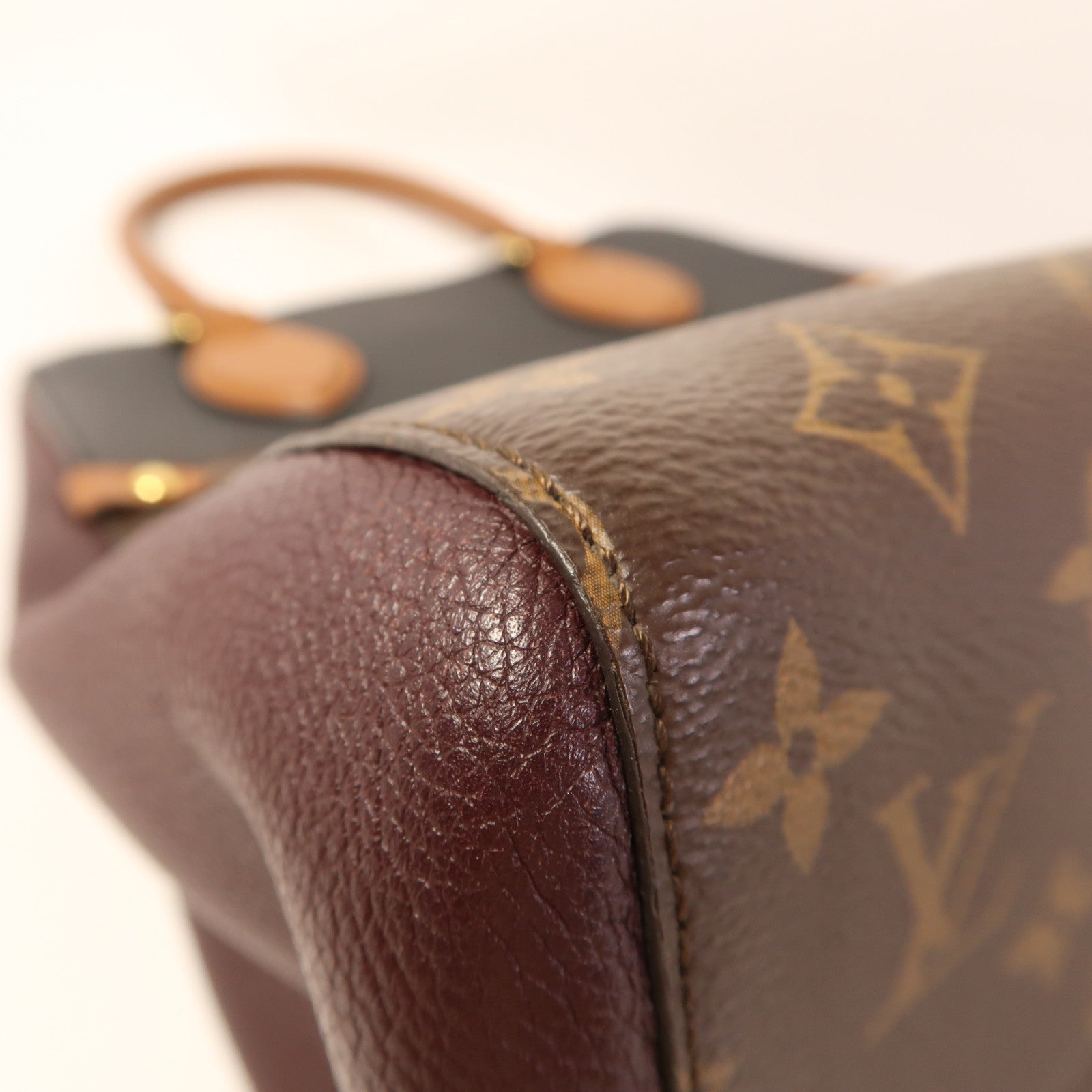 LOUIS VUITTON Monogram Fold Tote Mm金扣手挽肩背兩用袋