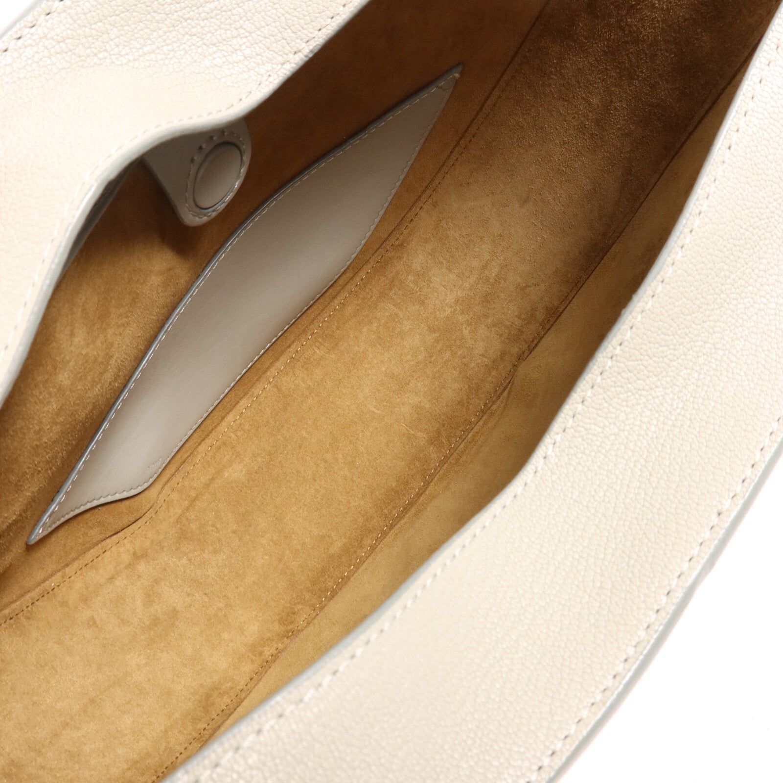 LOEWE 牛皮皮革Luna Hobo Shoulder Bag金扣肩背袋