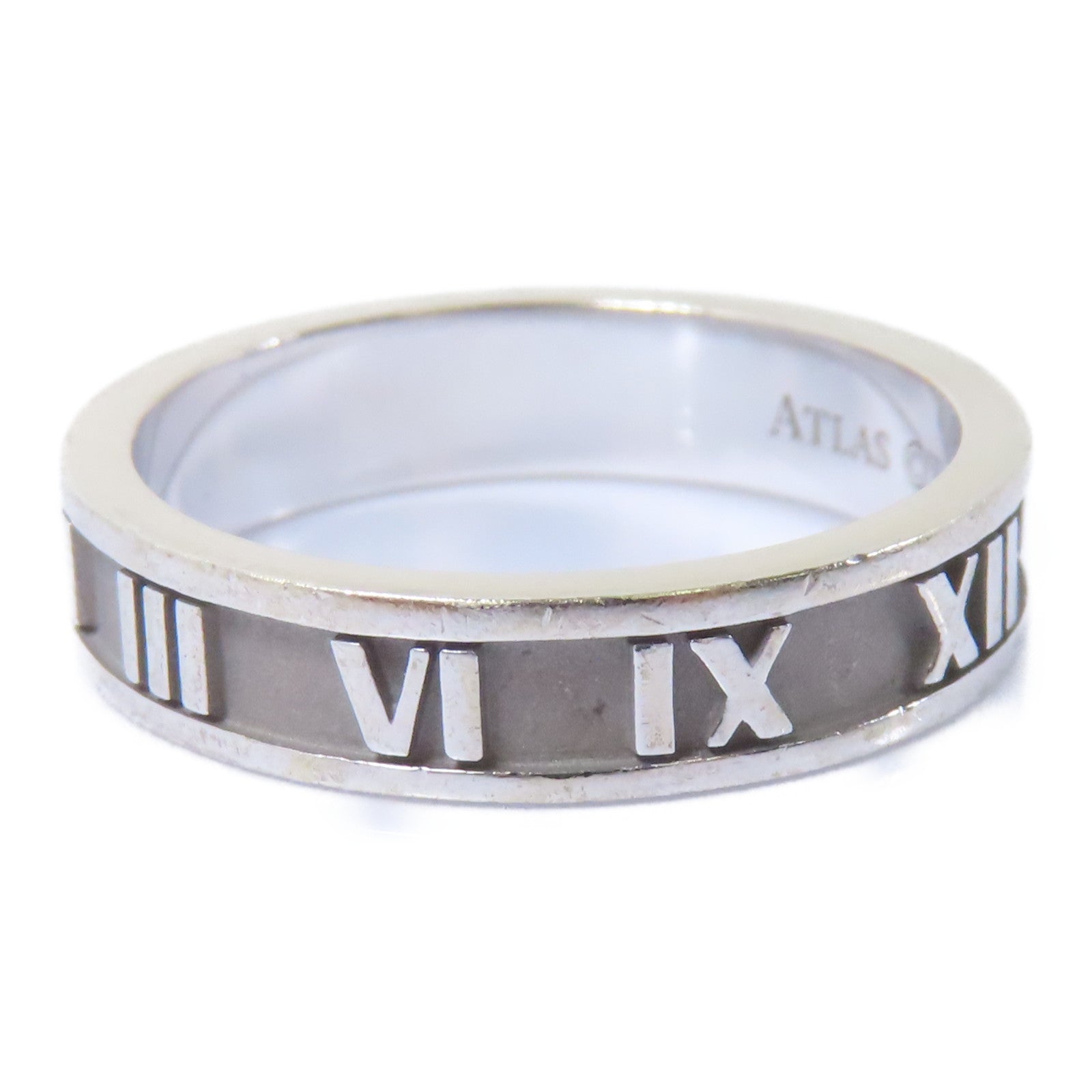 TIFFANY＆CO 【激減優惠】18K白金Atlas Ring戒指US#6.25