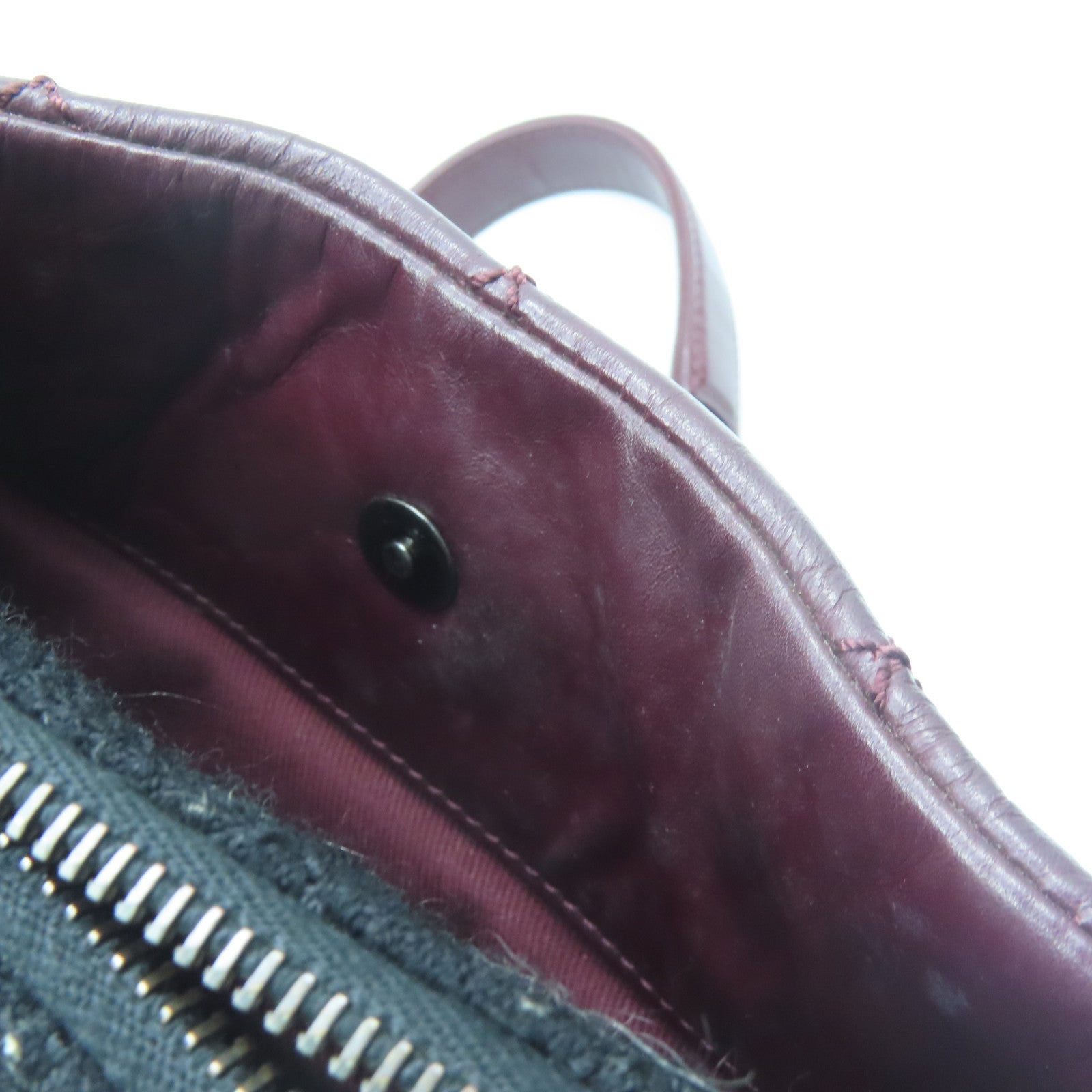 CHANEL 【激減優惠】菱格牛皮皮革Chain Shoulder Bag銀扣鏈帶肩背袋紅色