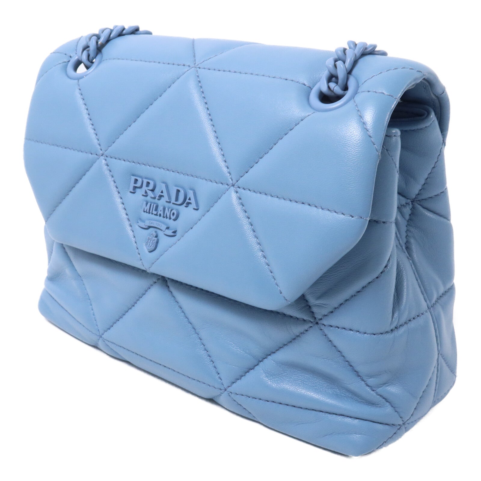 PRADA 羊皮皮革Spectrum Bag鏈帶肩背袋