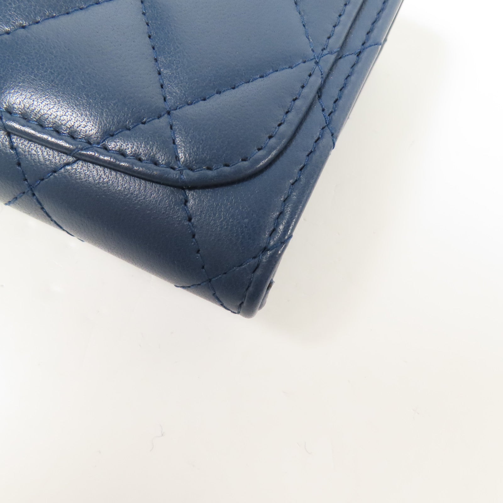 CHANEL 羊皮皮革Card Case銀扣卡片套