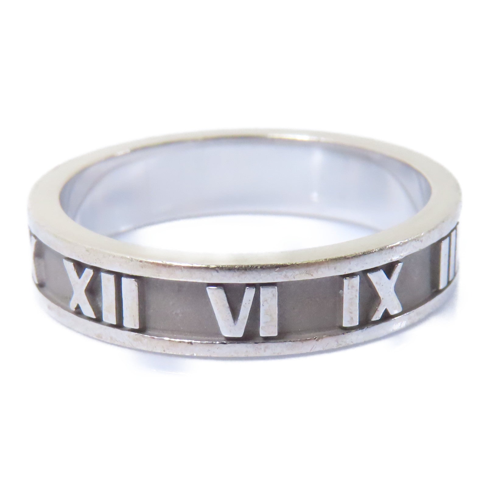 TIFFANY＆CO 【激減優惠】18K白金Atlas Ring戒指US#6.25