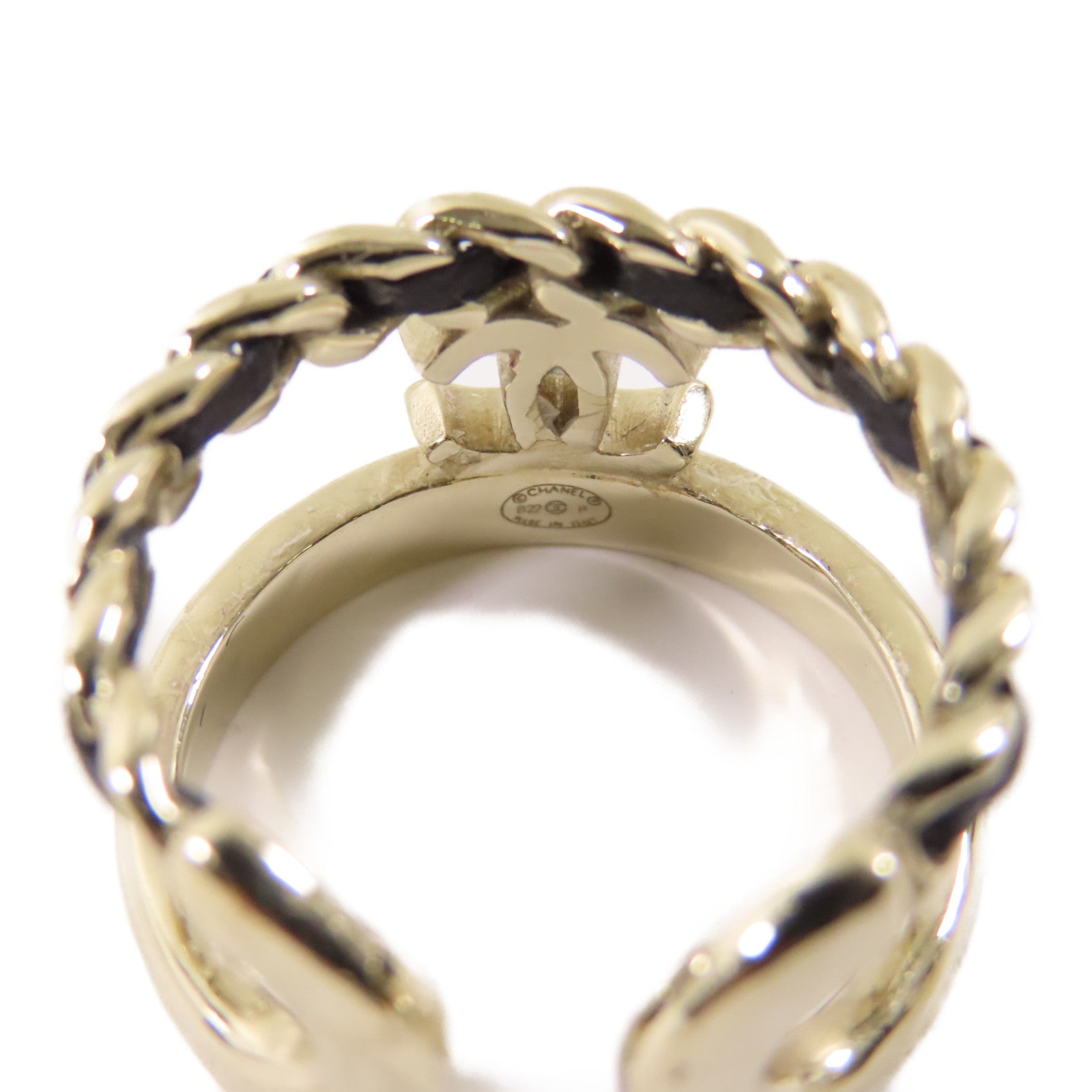 CHANEL 金屬Ring戒指US#7